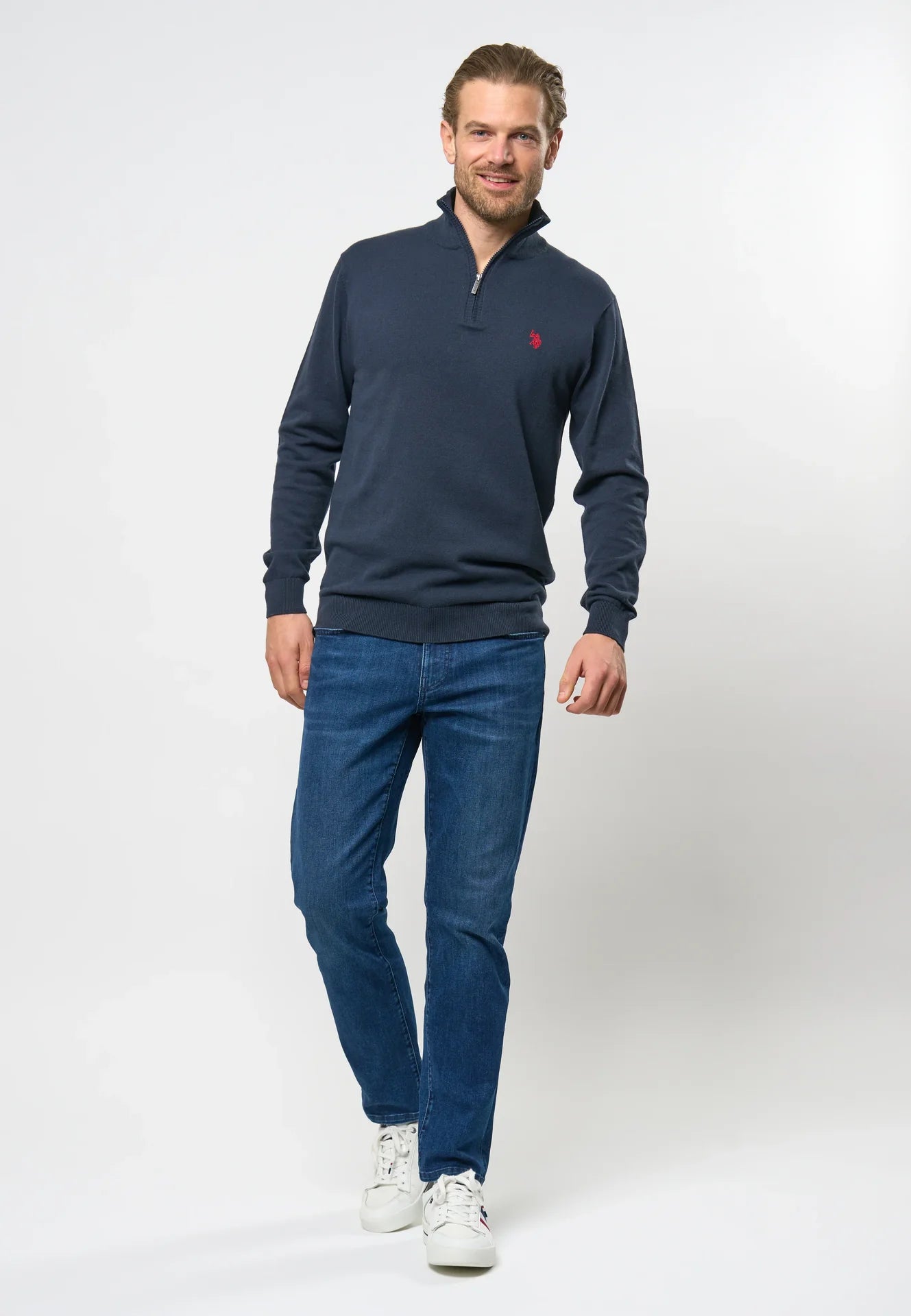 Half Zip Strik 'Brison' - Dark Sapphire
