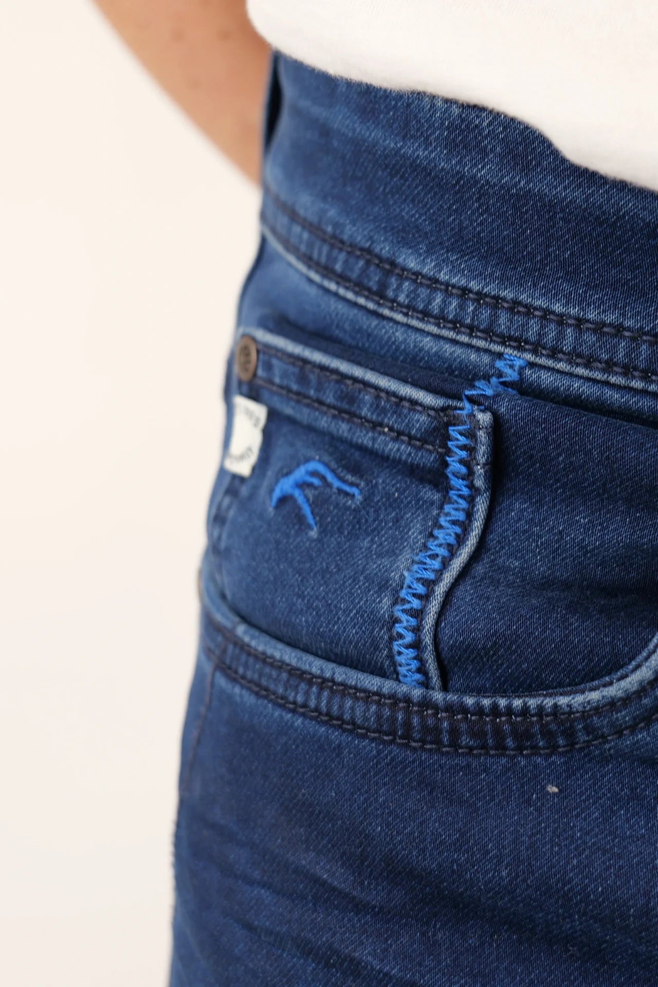 Stretch Jeans 'InCoil Jogger' - Work Blue