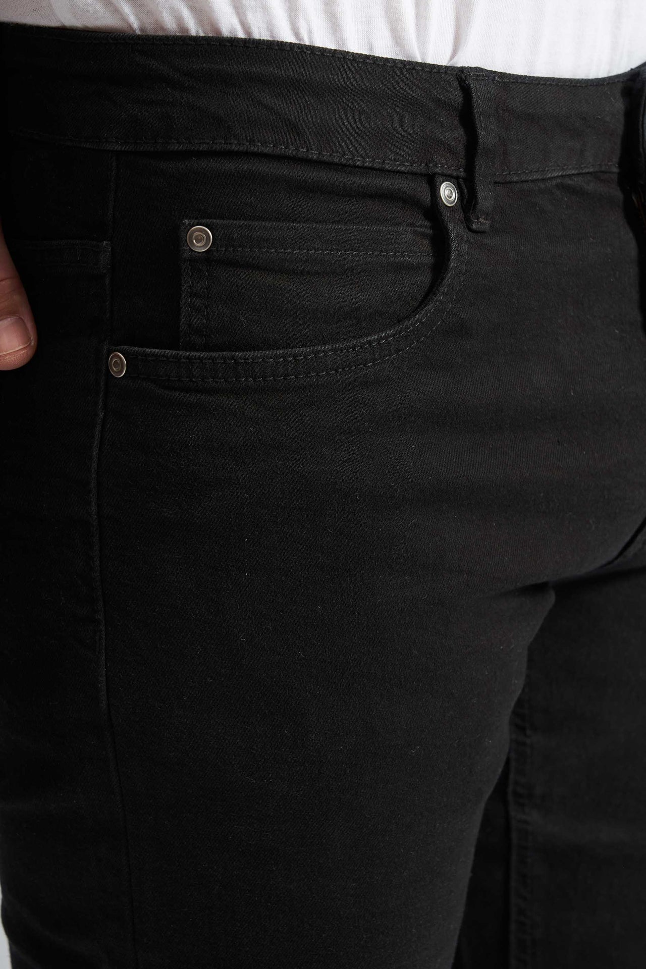 Jeans 'August' - Black Overdyed