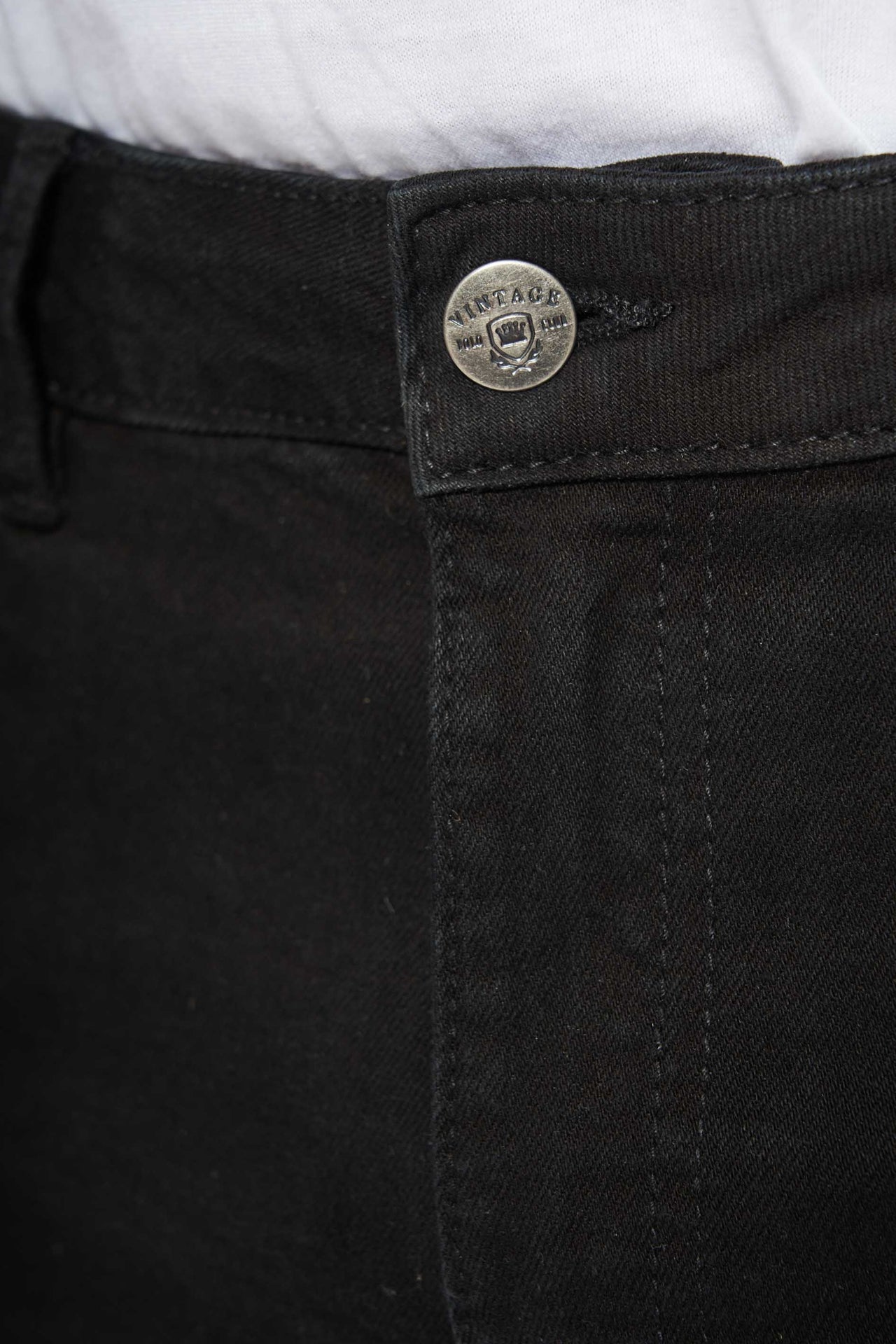 Jeans 'August' - Black Overdyed