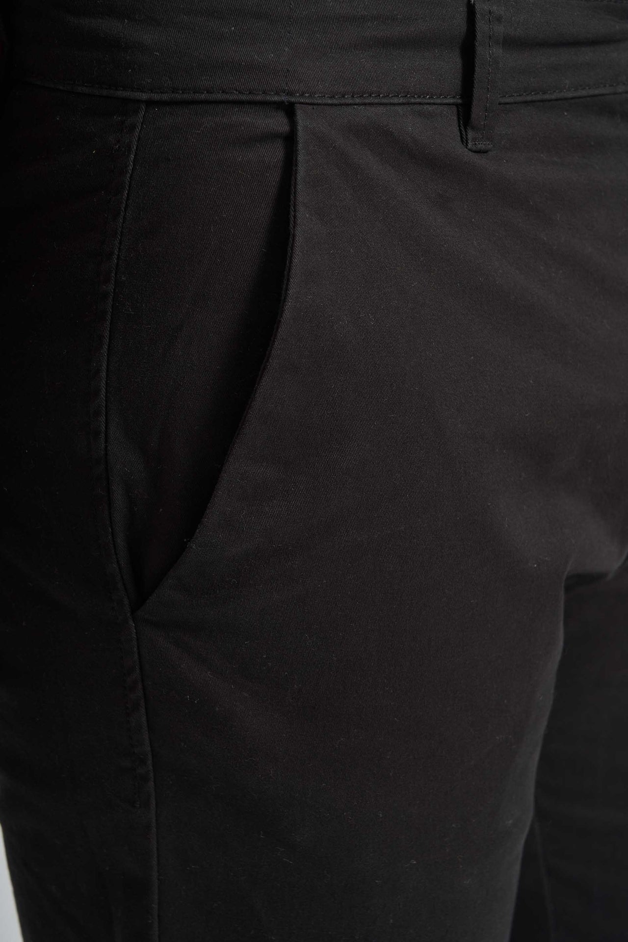 Stretch Chino 'Aksel' - Black