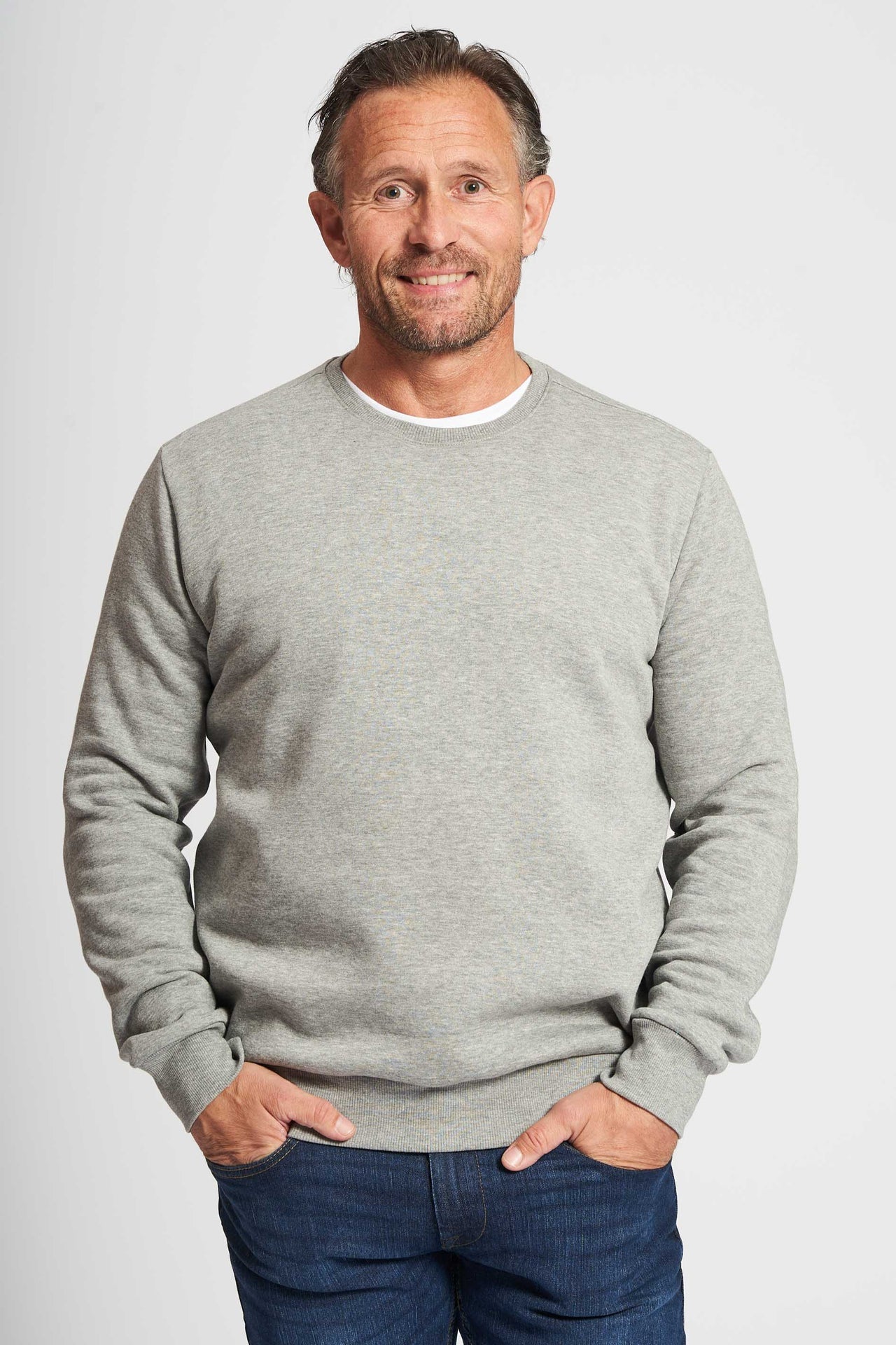 Sweatshirt 'Thy' - Grey Melange