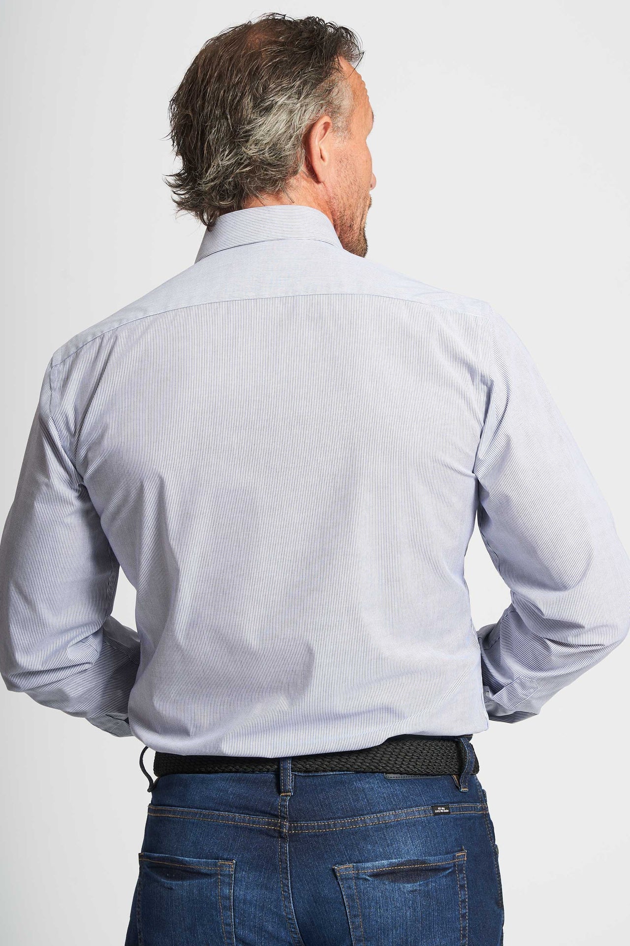 Strygefri Skjorte 'Andreas' - Navy Pin