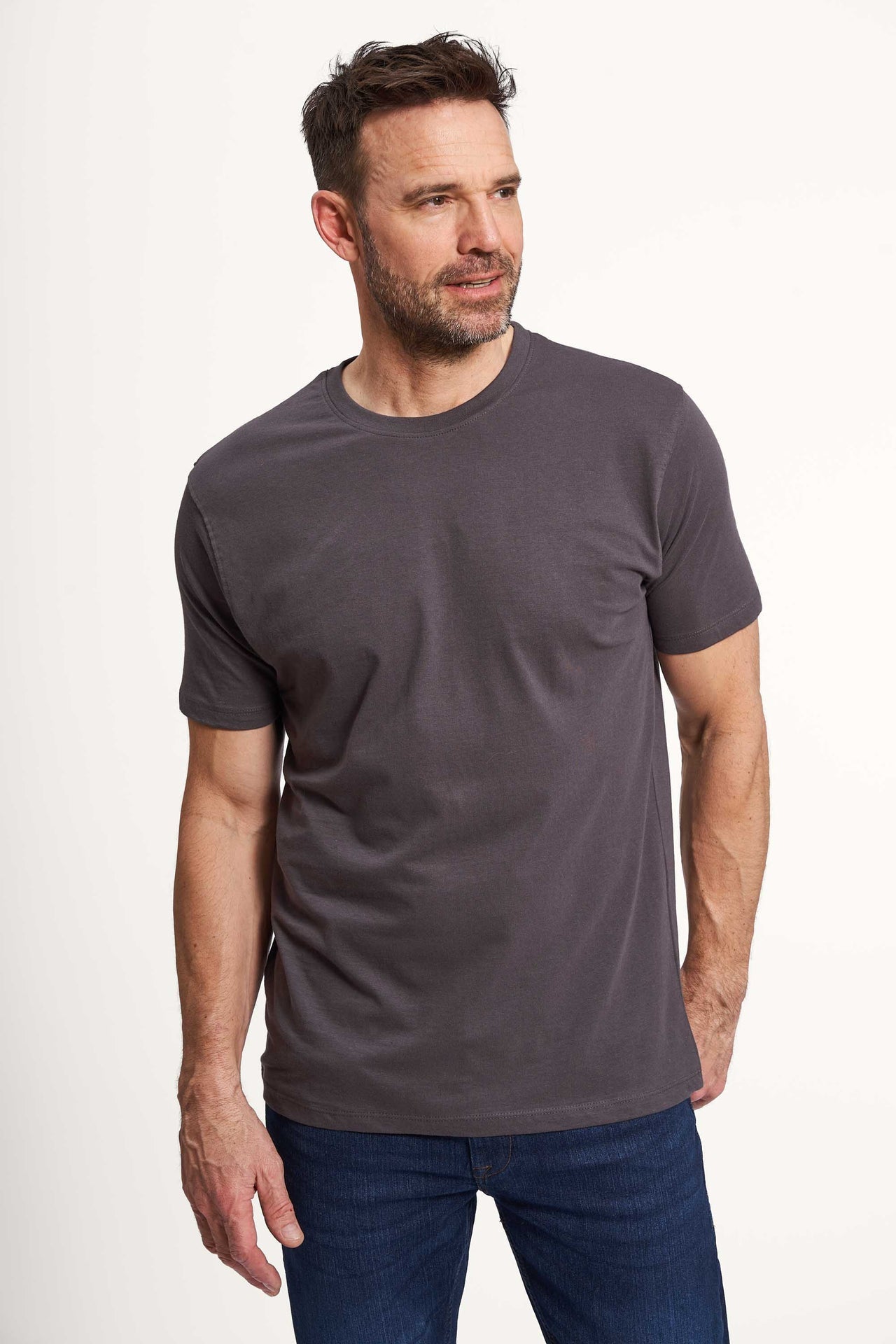 T-Shirt 'Borre' - Dark Cement