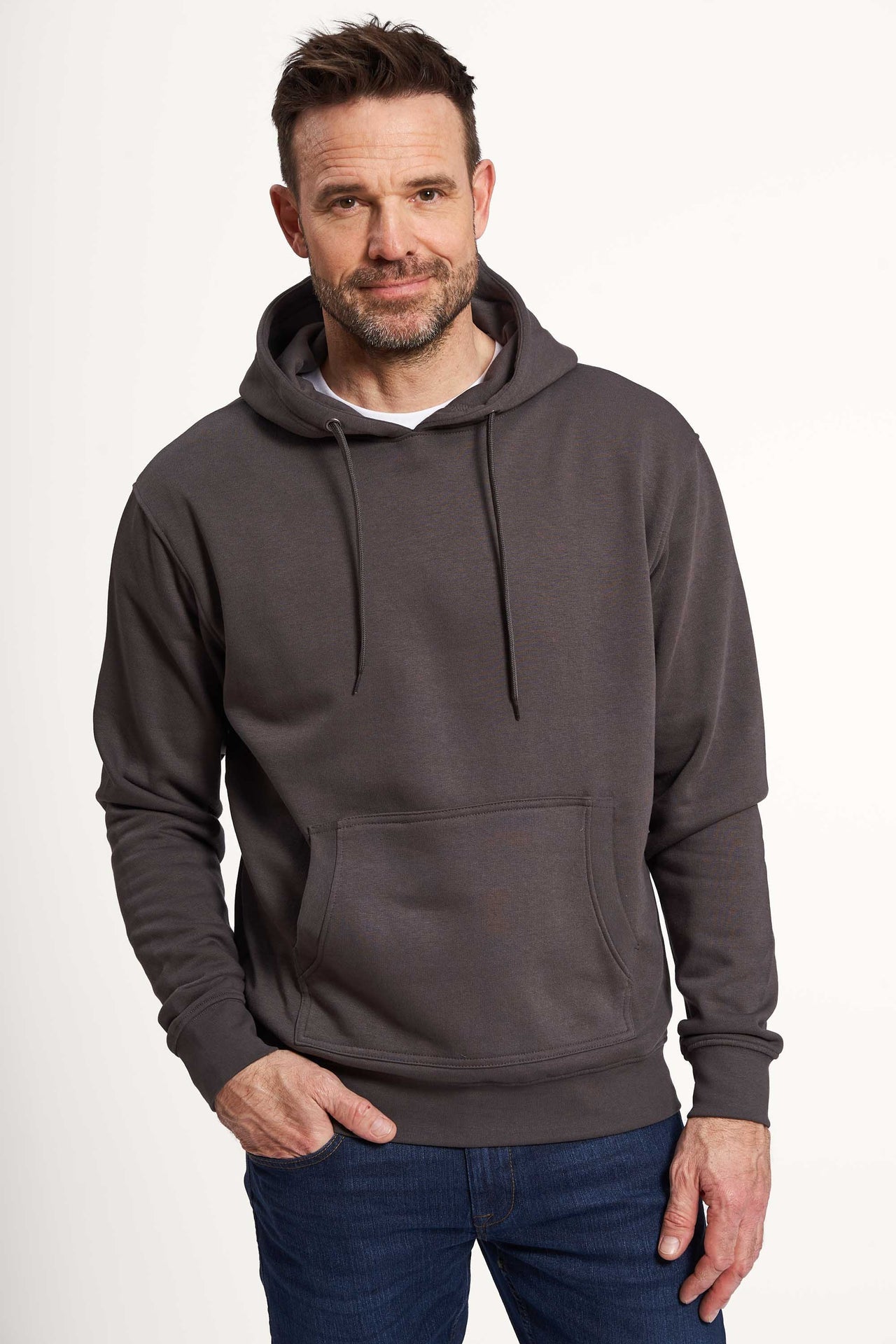Sweat Hoodie 'Trige' - Dark Cement