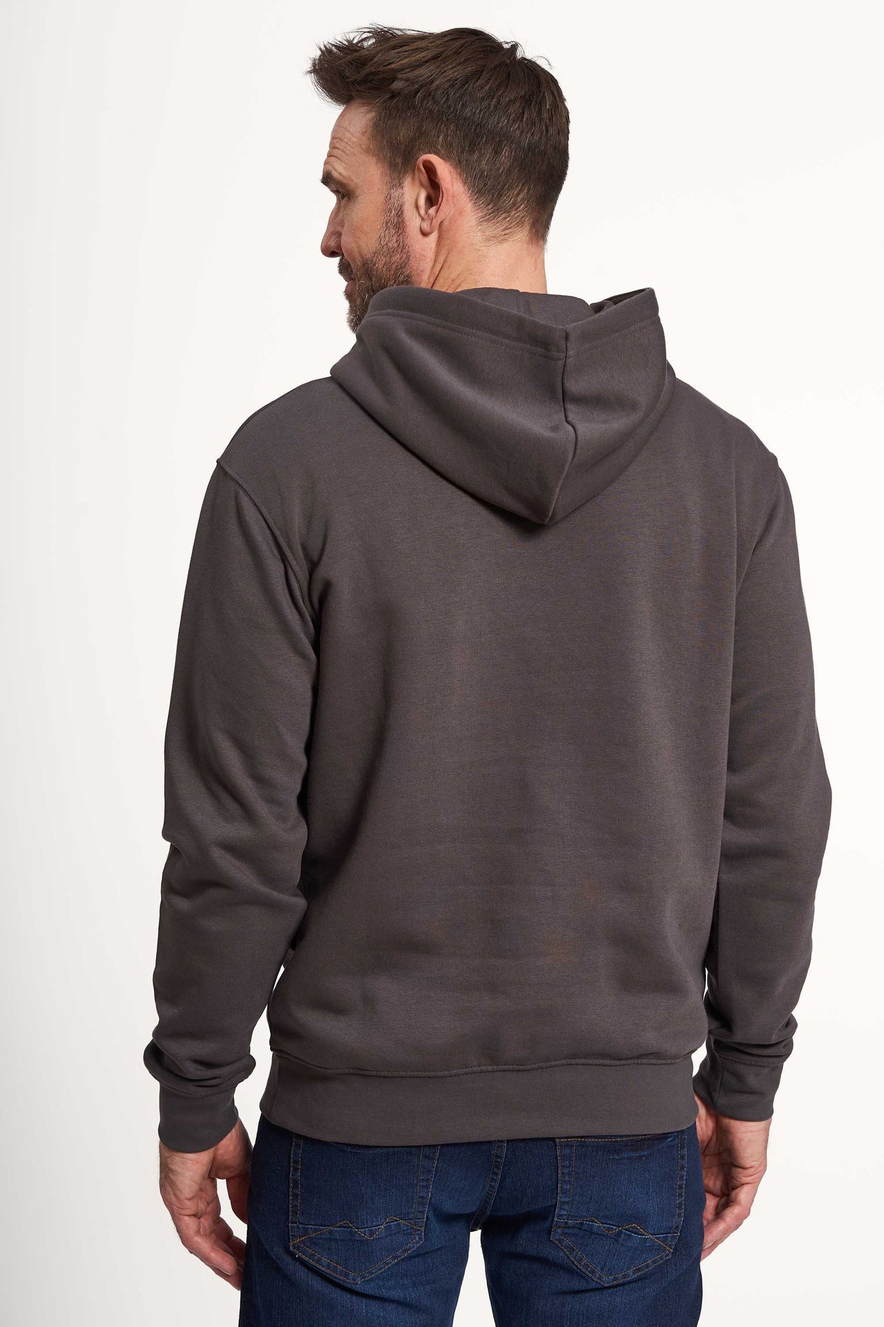 Sweat Hoodie 'Trige' - Dark Cement
