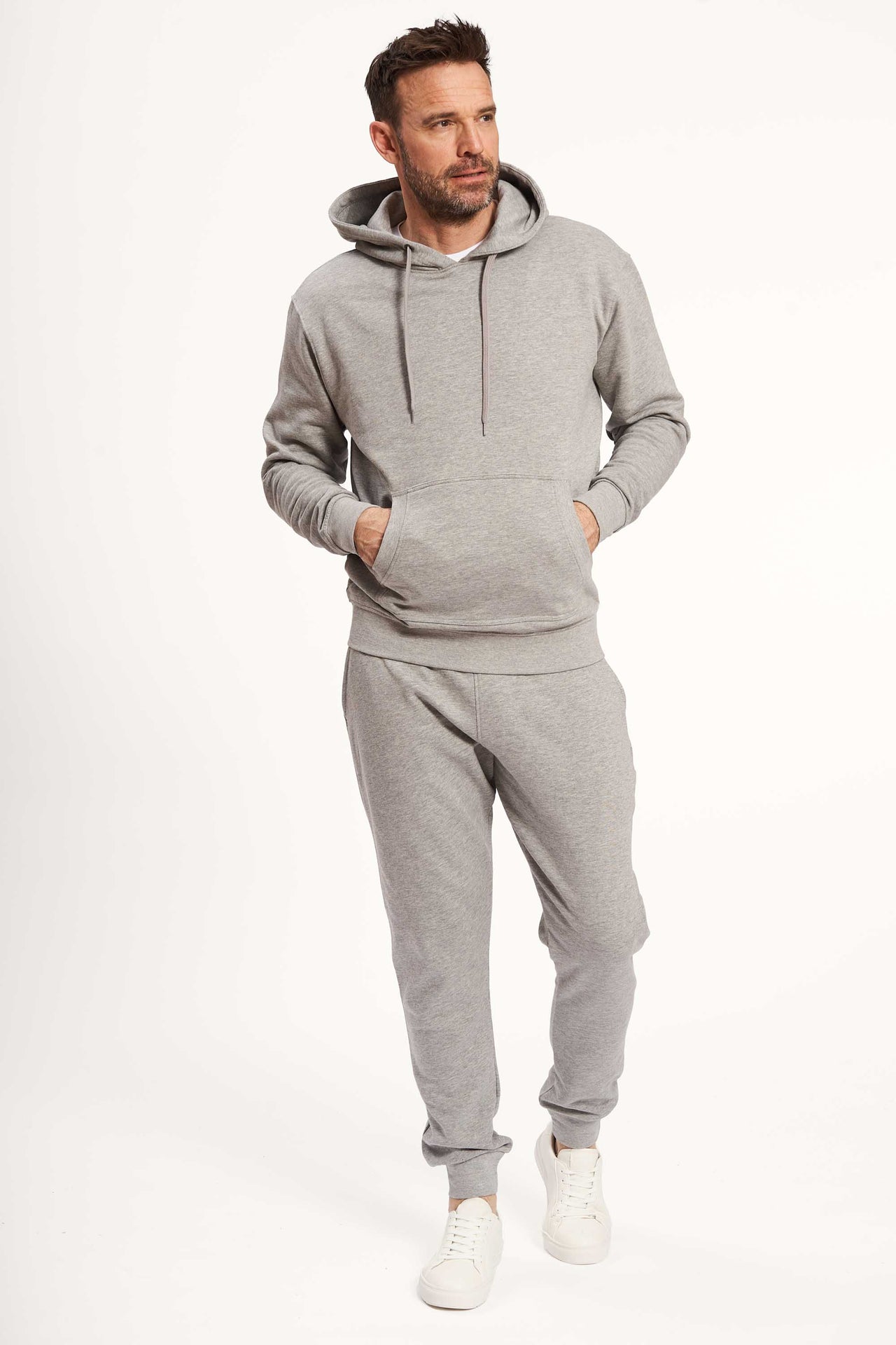 Sweat Hoodie 'Trige' - Grey Melange