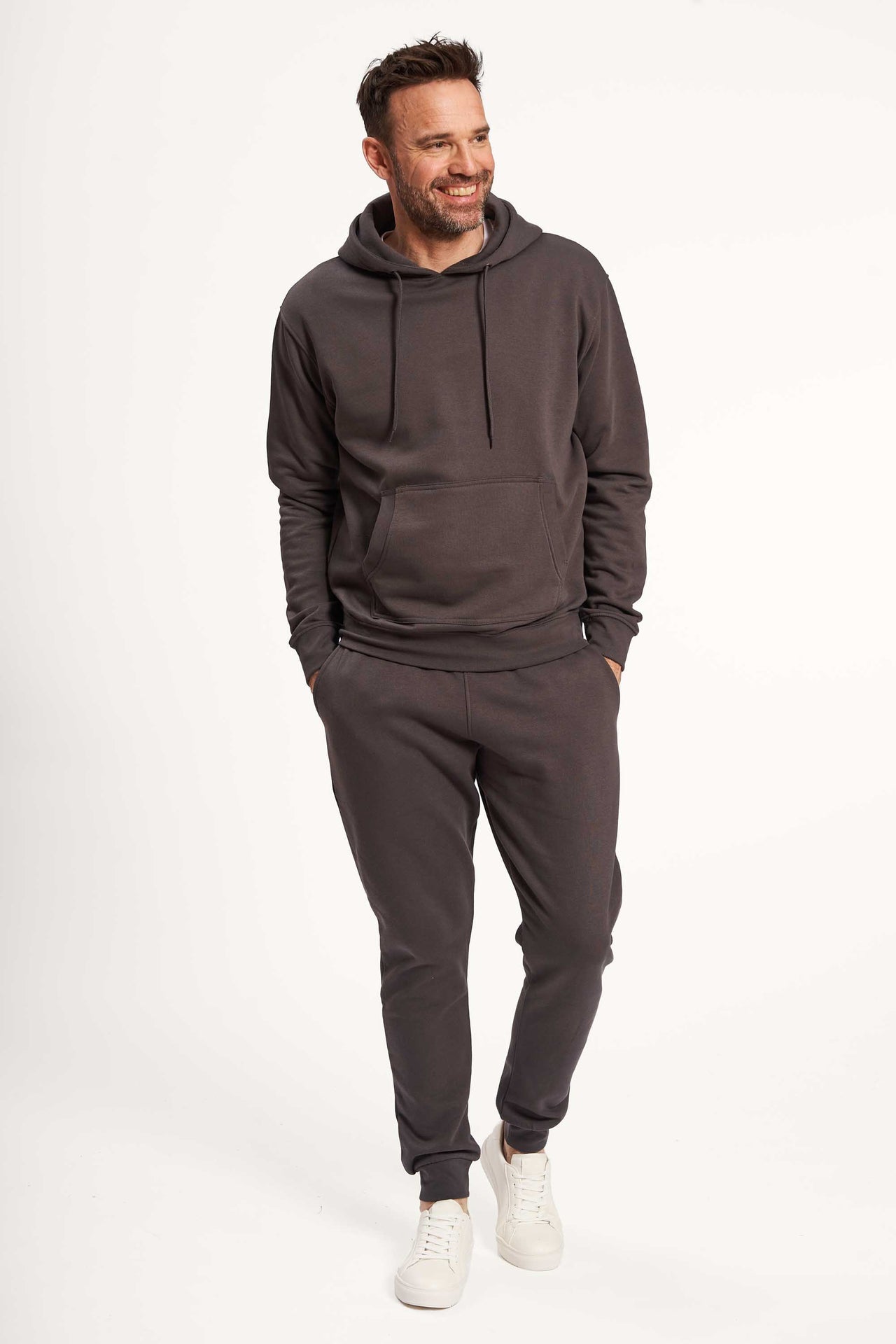 Sweat Hoodie 'Trige' - Dark Cement