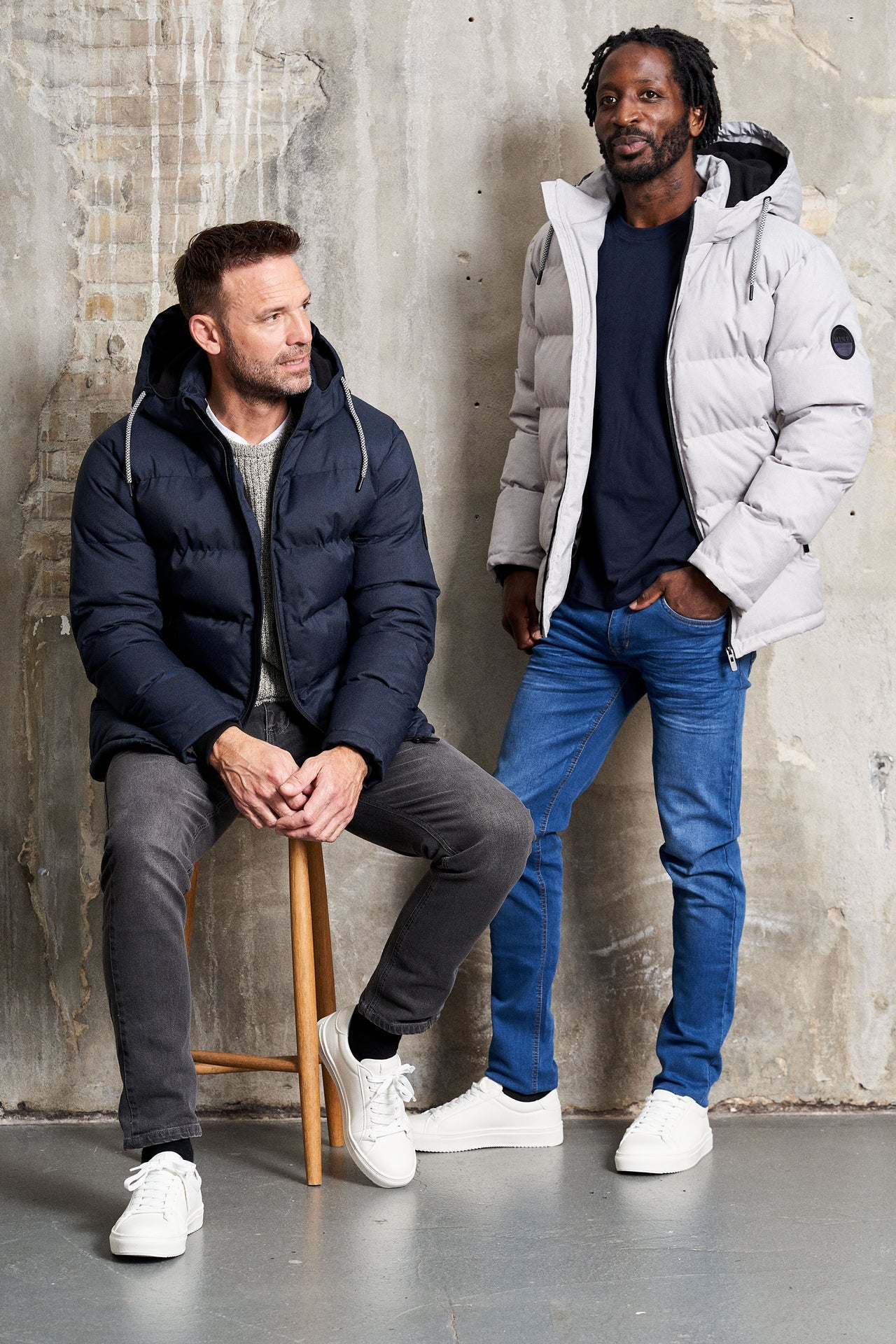 Jakke 'Aalestrup' - Dark Navy Mix