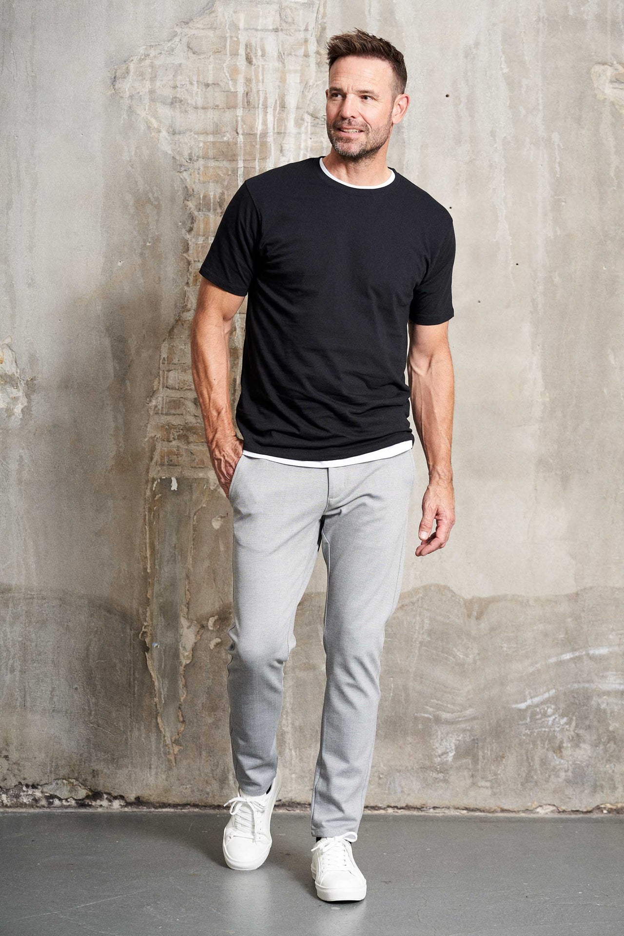 Performance Pants 'Arden' - Grey Mix