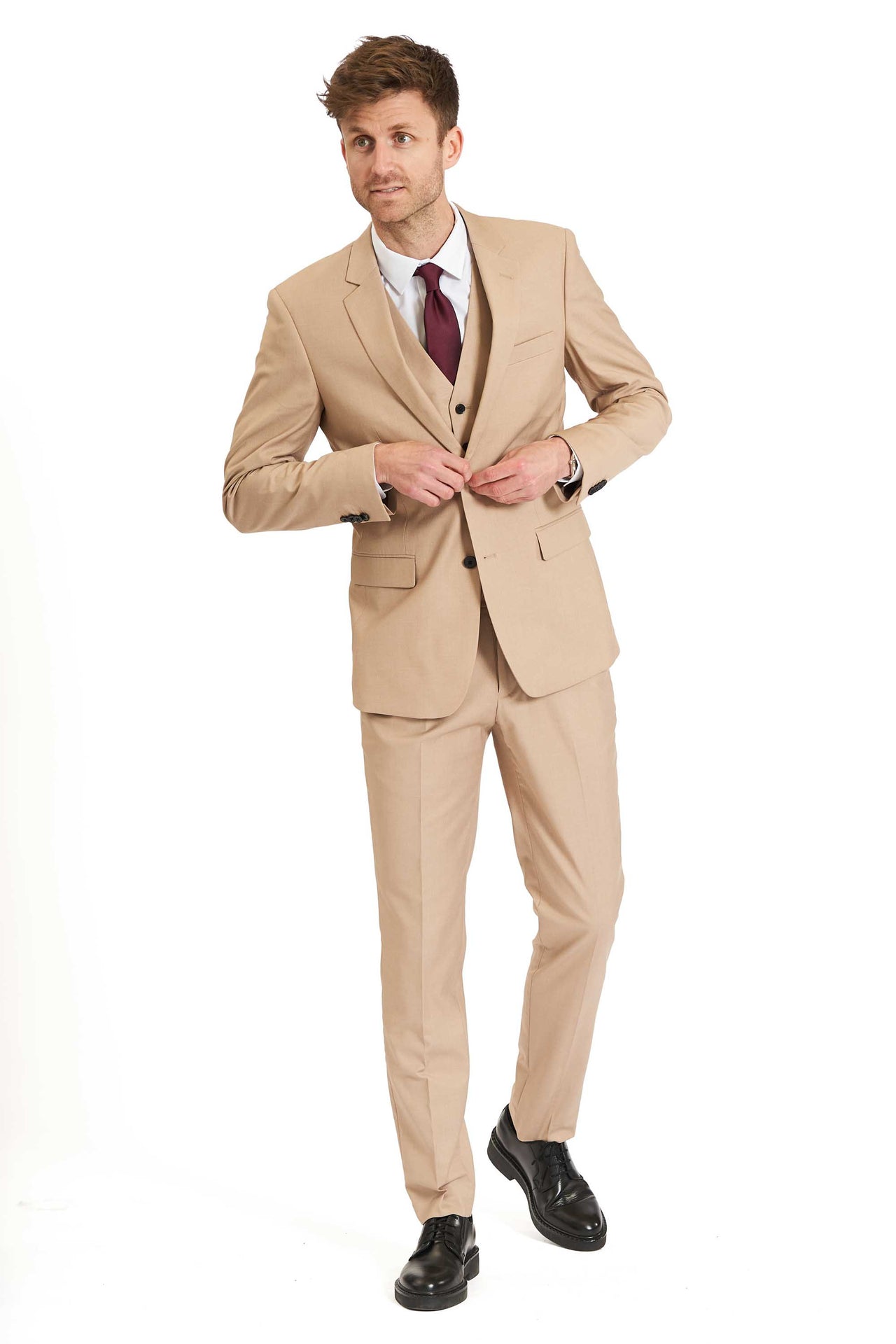 Falbe Jakkesæt - Desert Sand