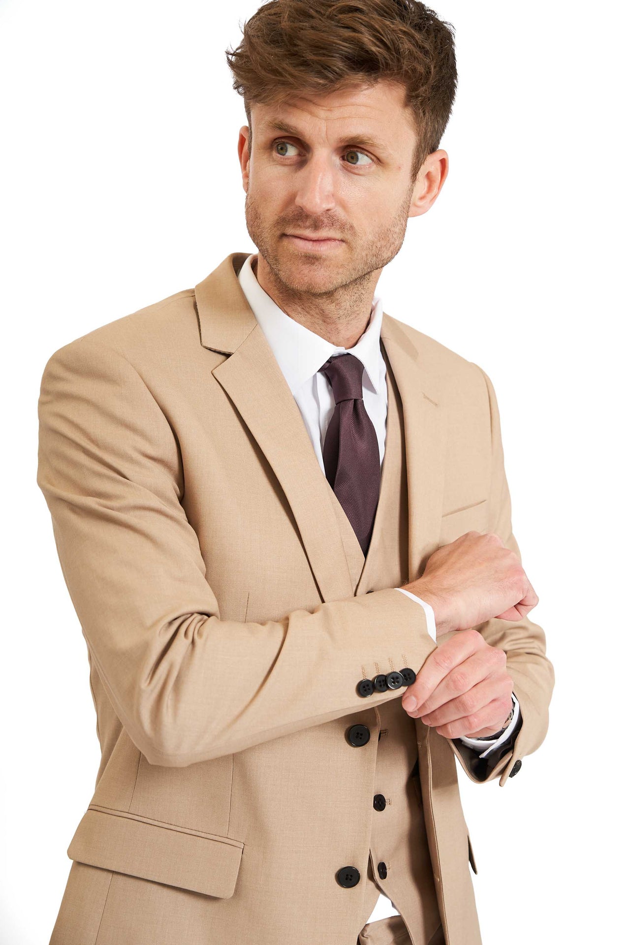 Falbe Jakkesæt - Desert Sand