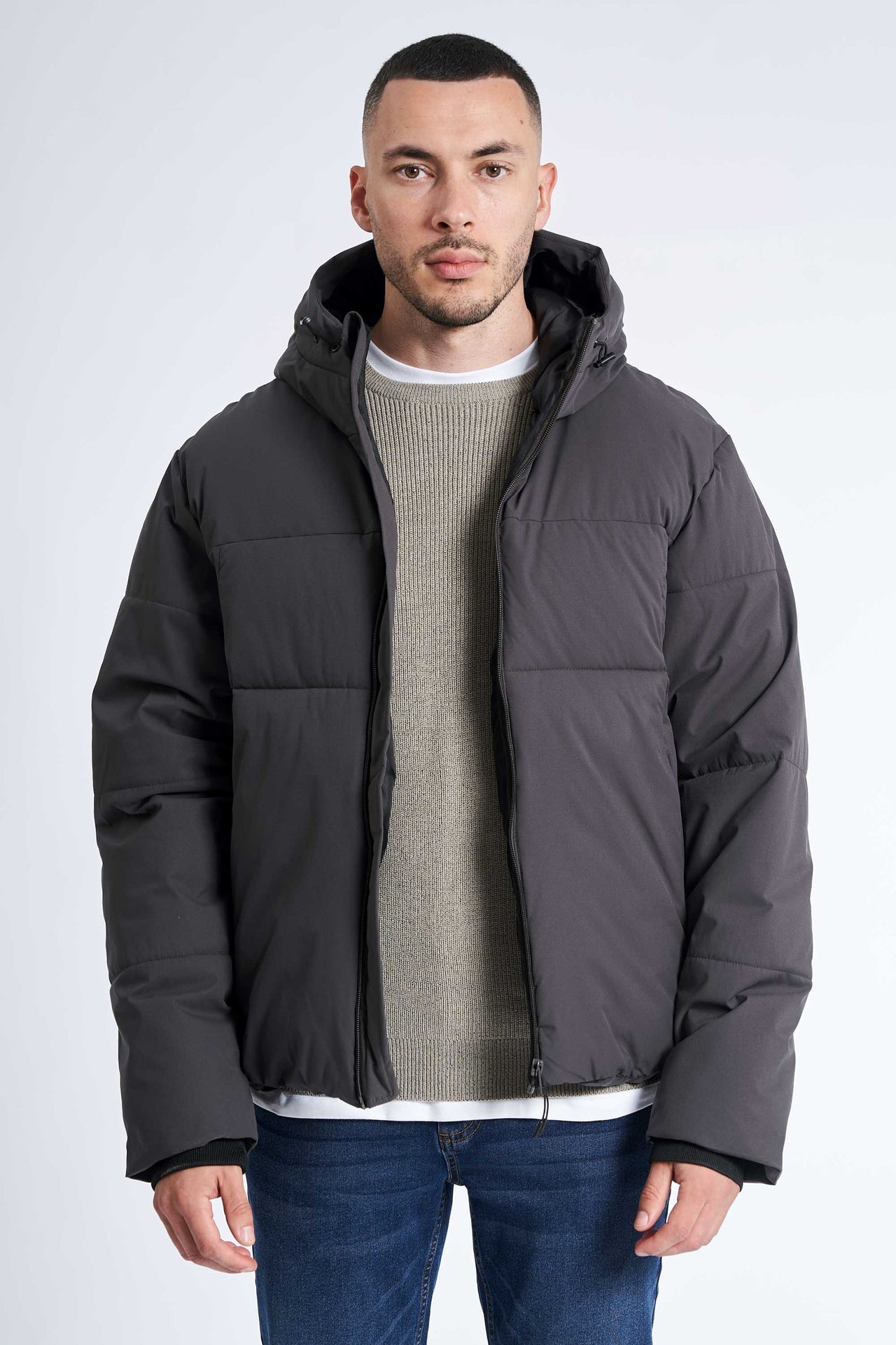 Puffer Jakke 'Victor' - Dark Olive