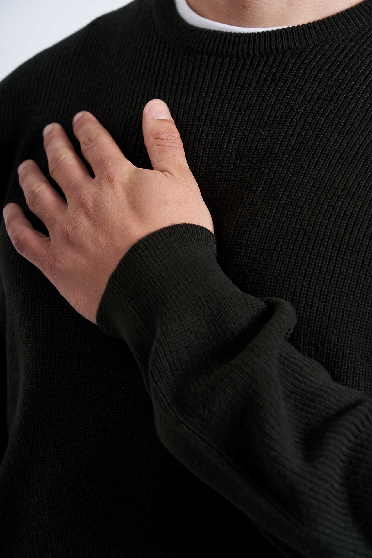 Ribstrik 'Hirtshals' - Hunter Green Twist