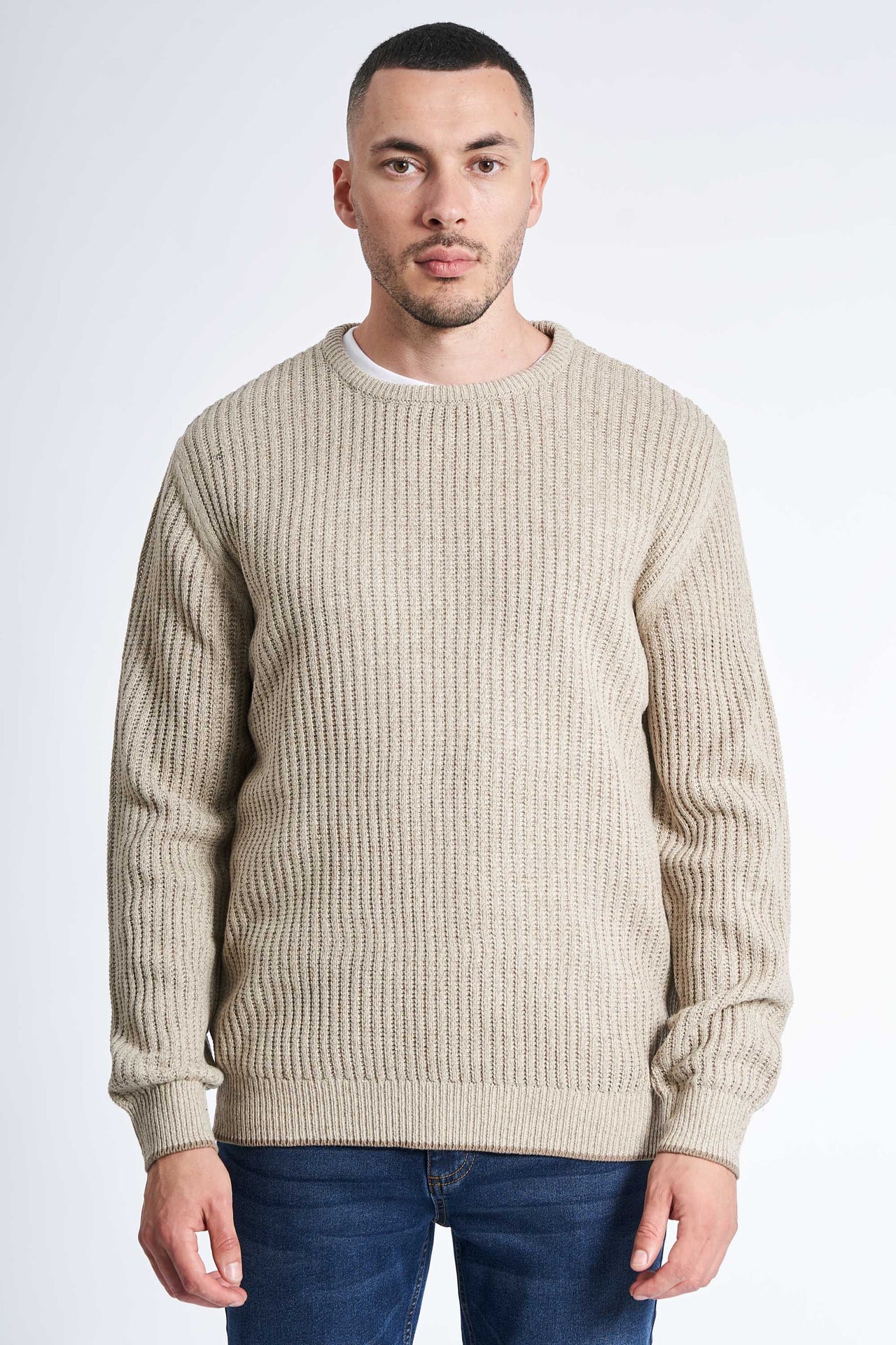 Ribstrik 'Toftelund' - Sand Twist