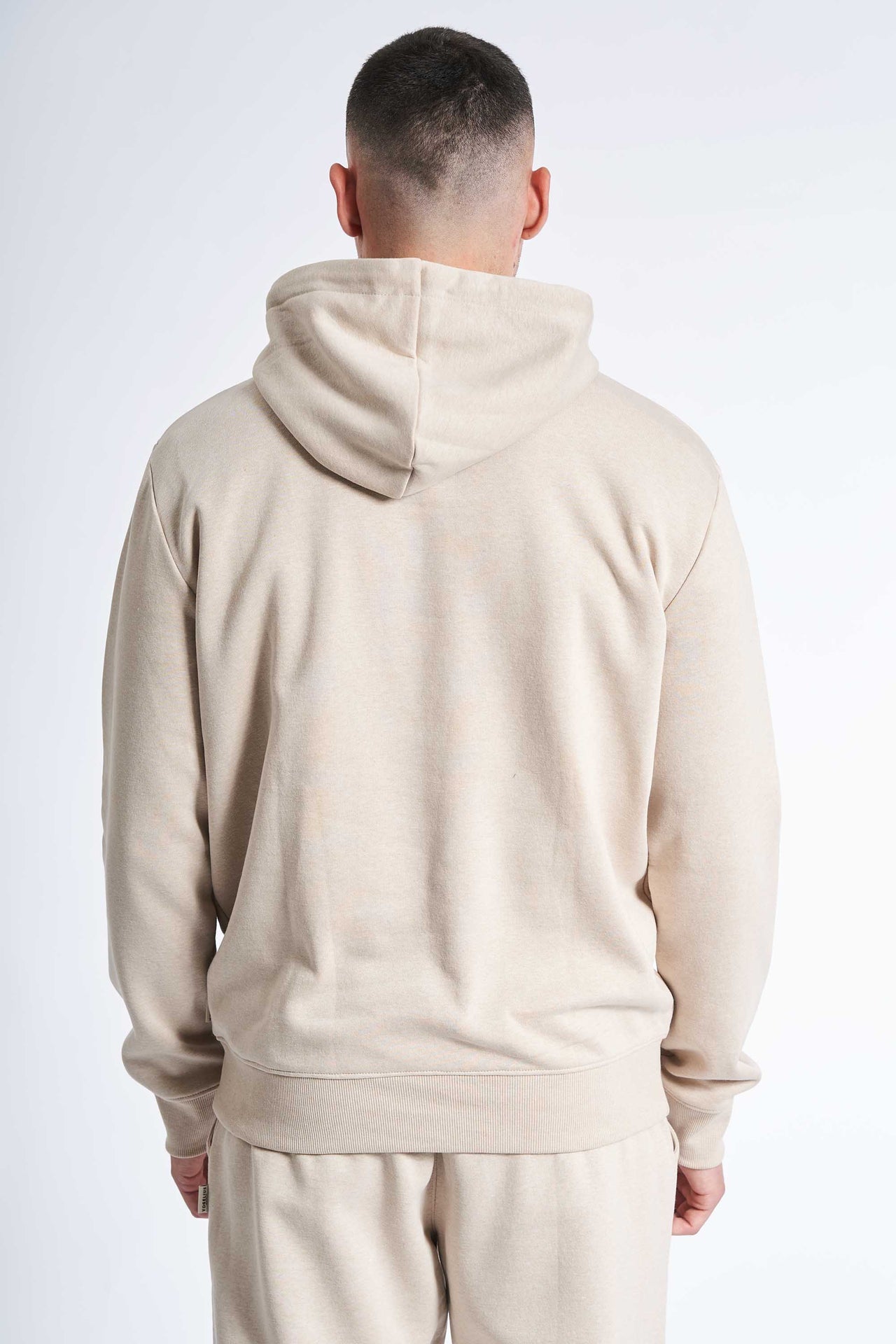 Sweat Hoodie 'Aarup' - Dark Kit Melange