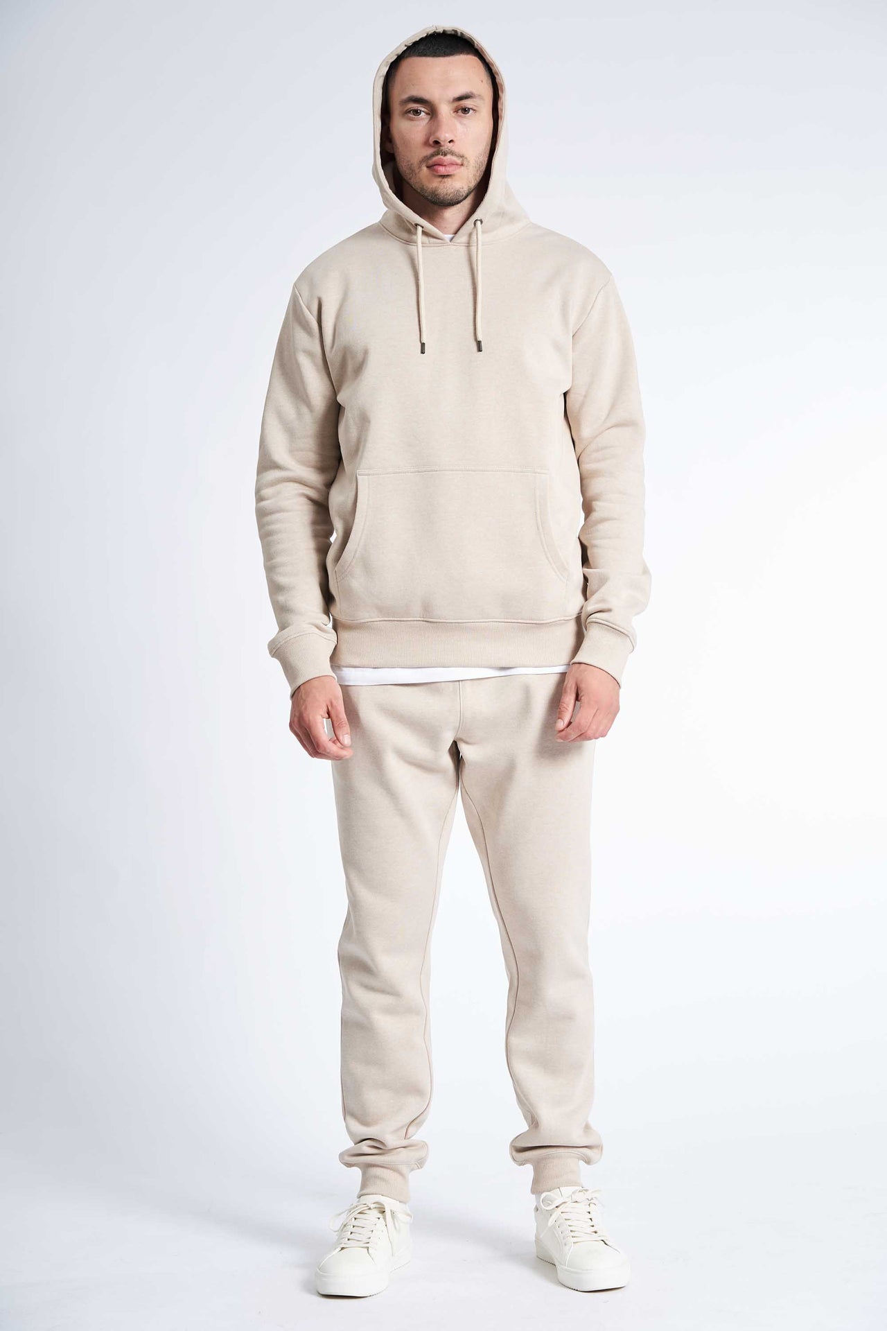 Sweat Hoodie 'Aarup' - Dark Kit Melange