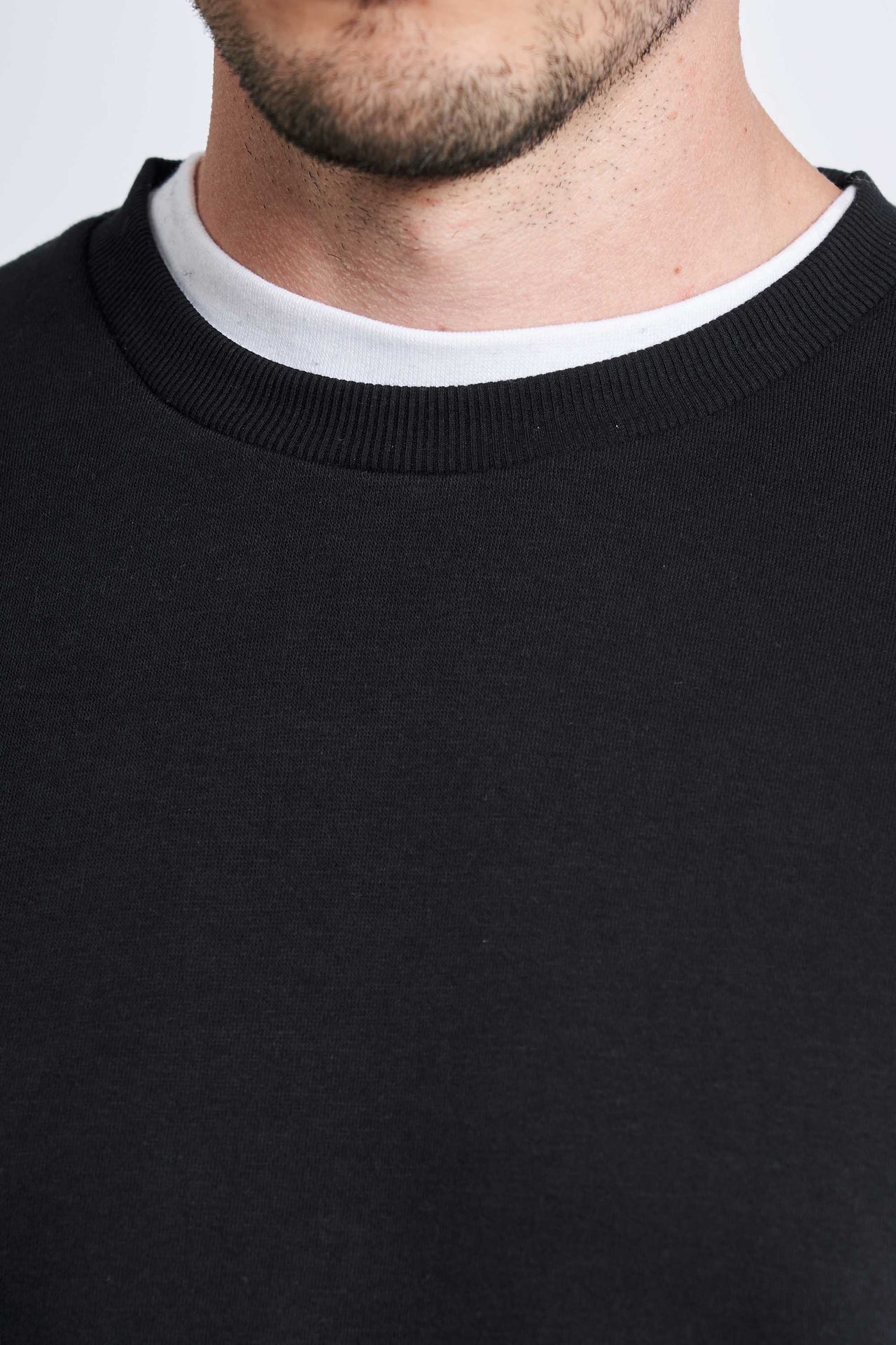 Crewneck Sweatshirt 'Kasper' - Black