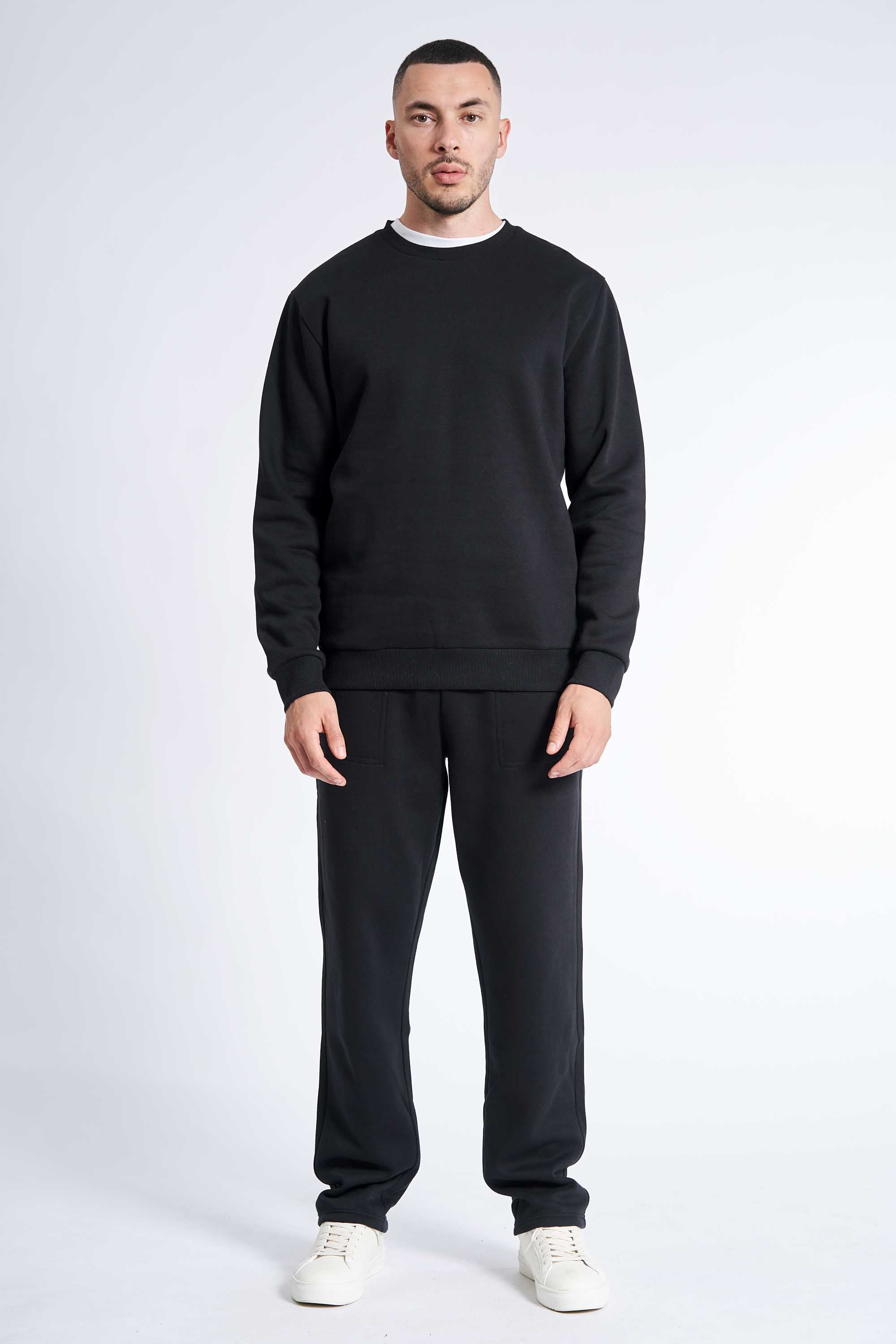 Crewneck Sweatshirt 'Kasper' - Black