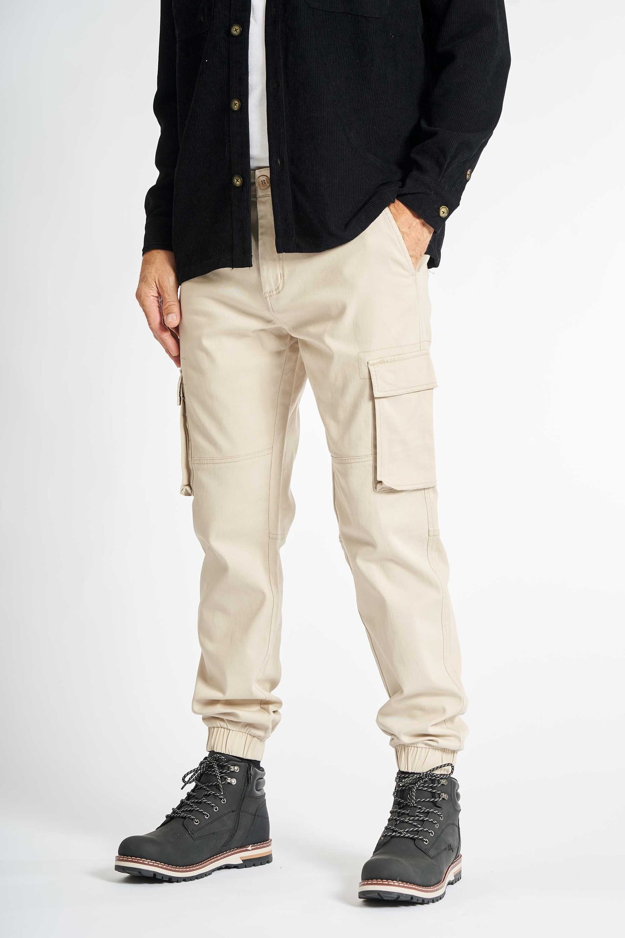 Cargo Pants 'Vestervig' - Light Cement