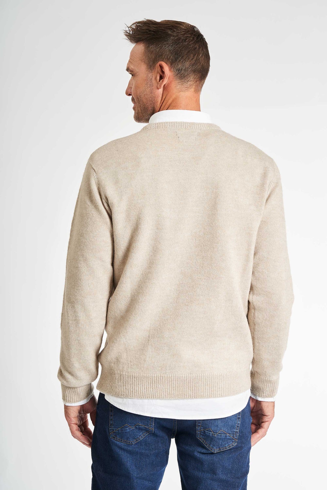 Strik m. Uld 'Langaa' - Crockery Melange