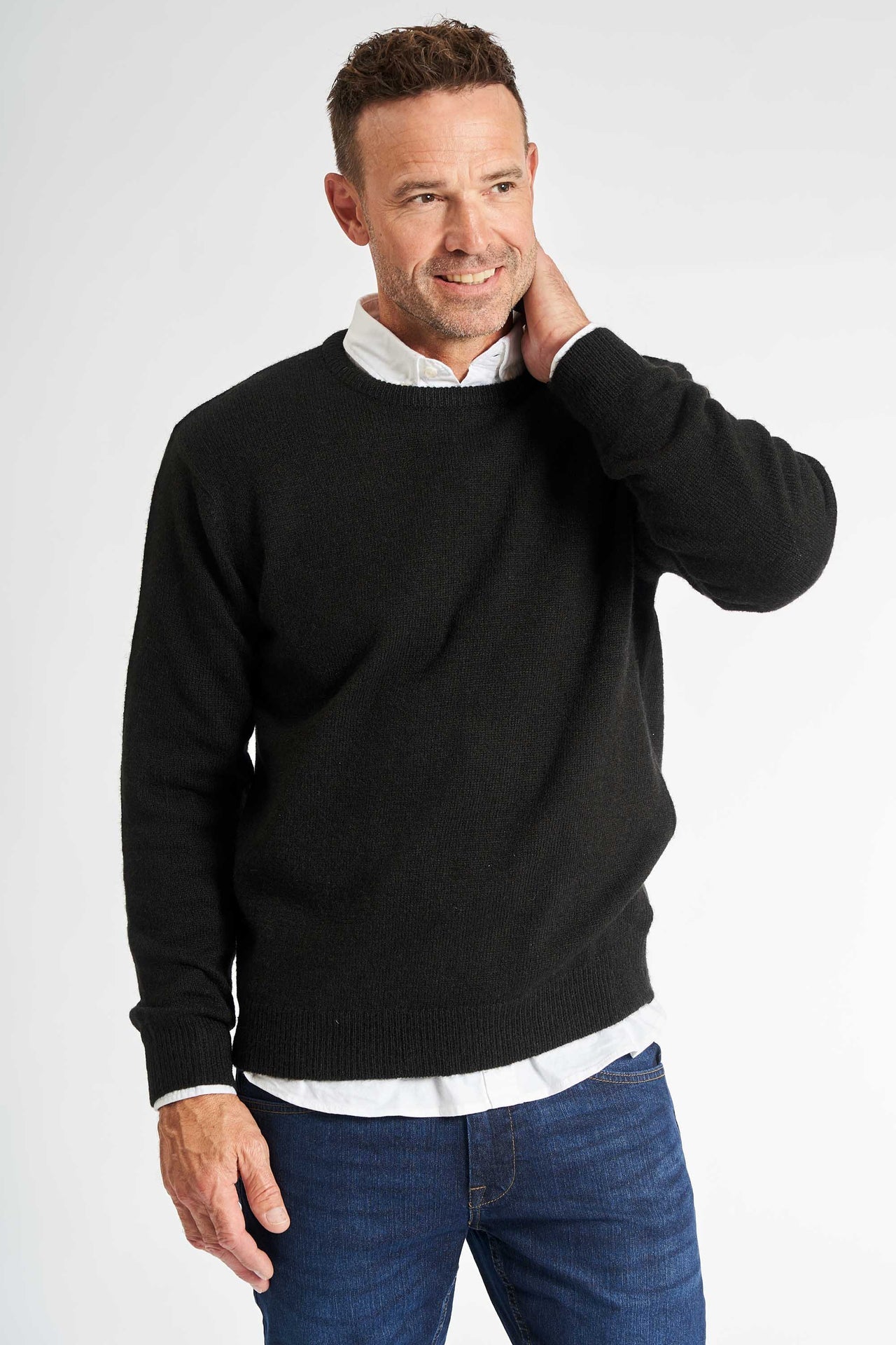 Strik m. Uld 'Langaa' - Black