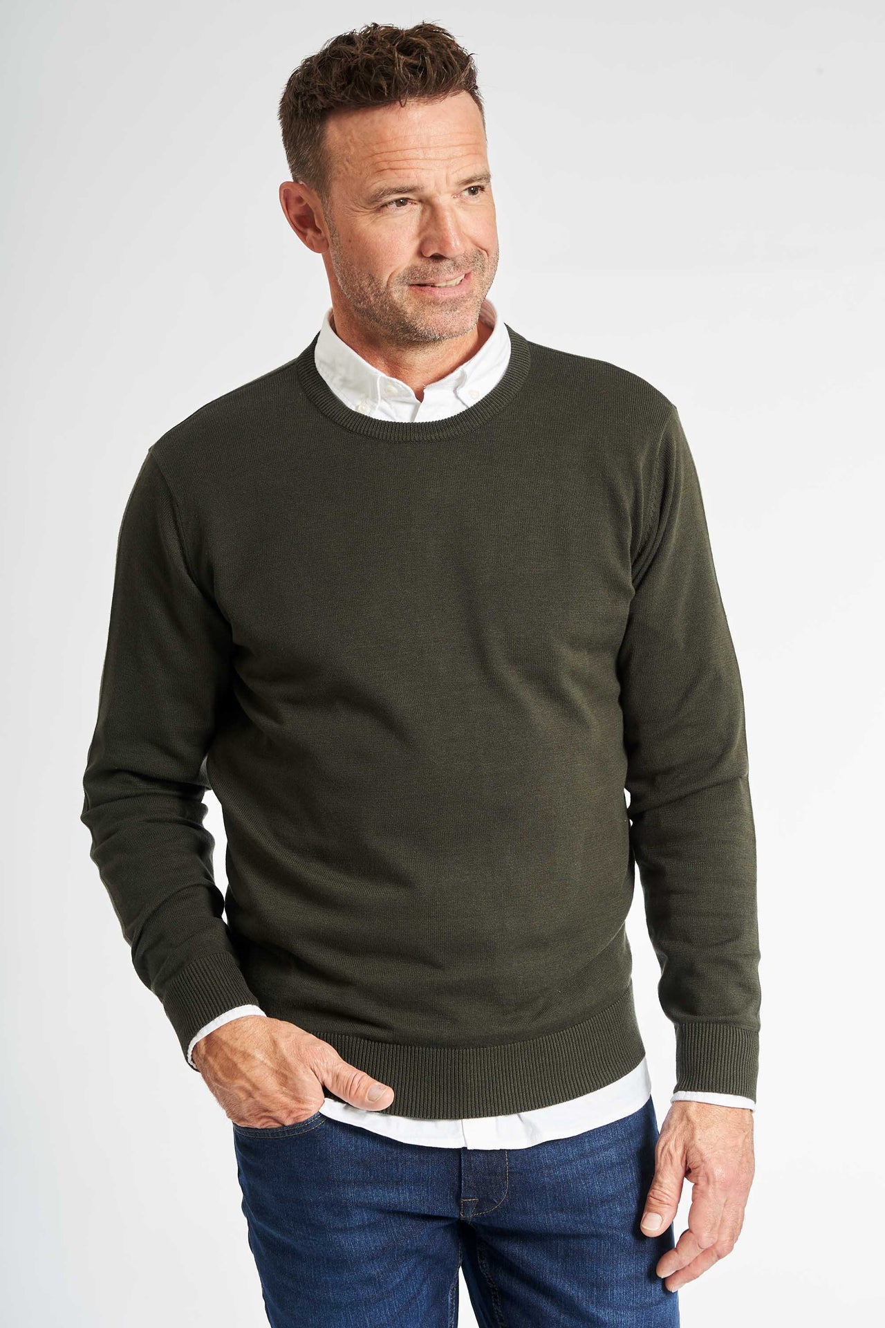 O'Neck Strik 'Haderslev' - Hunter Green