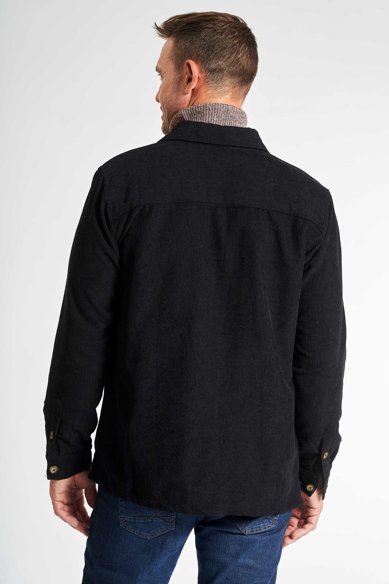 Overshirt 'Lunderskov' - Black