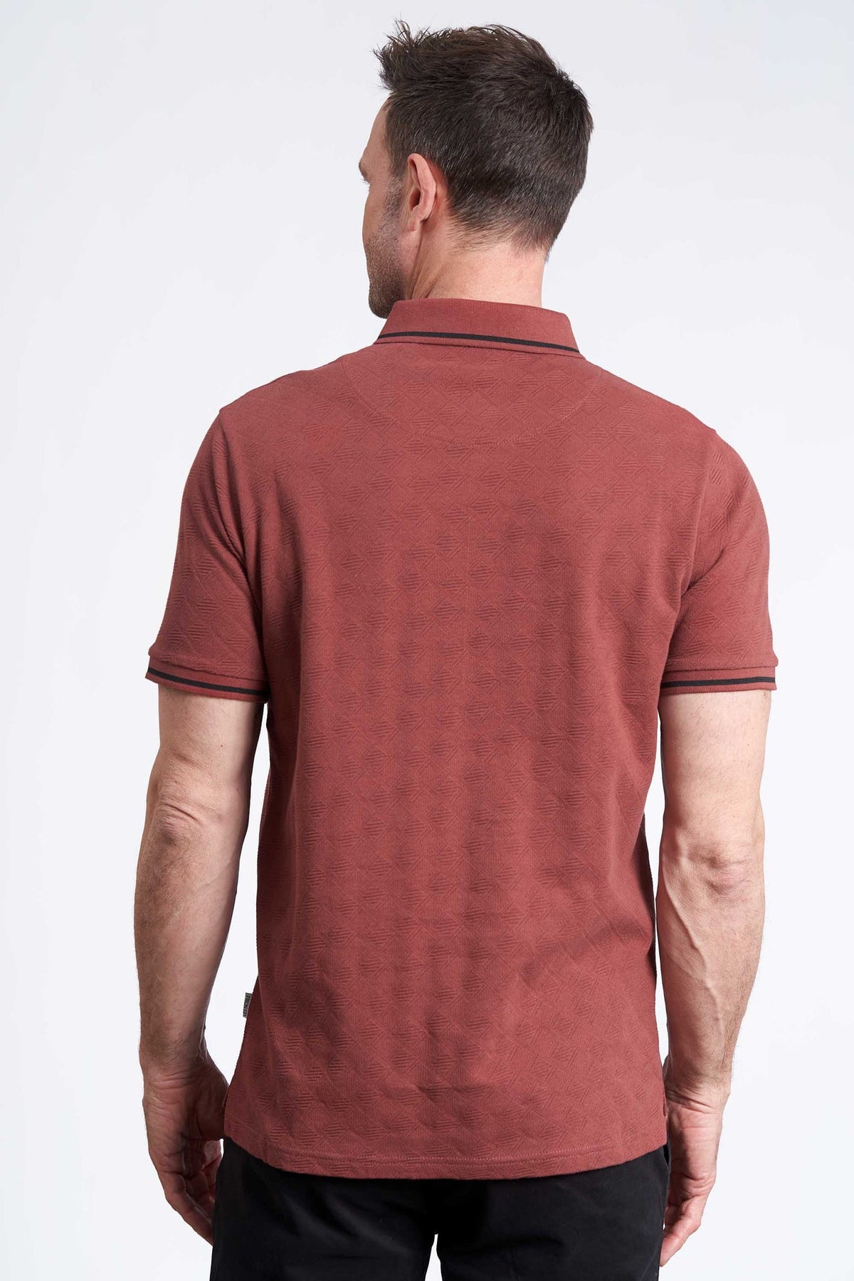 Strik Polo 'Gedved' - Apple Butter