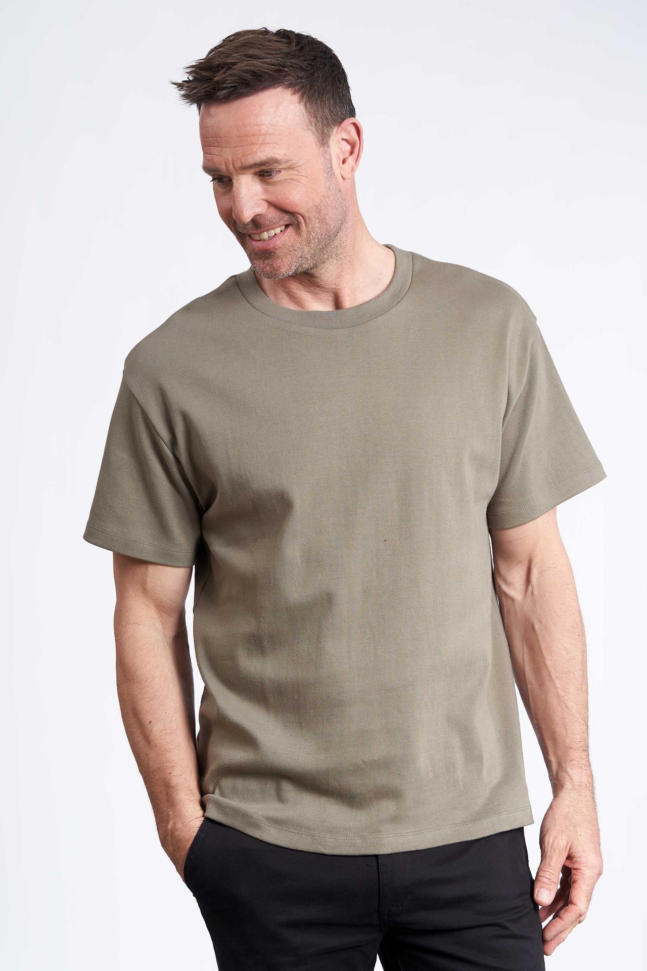 Box Fit T-Shirt 'Galten' - Army