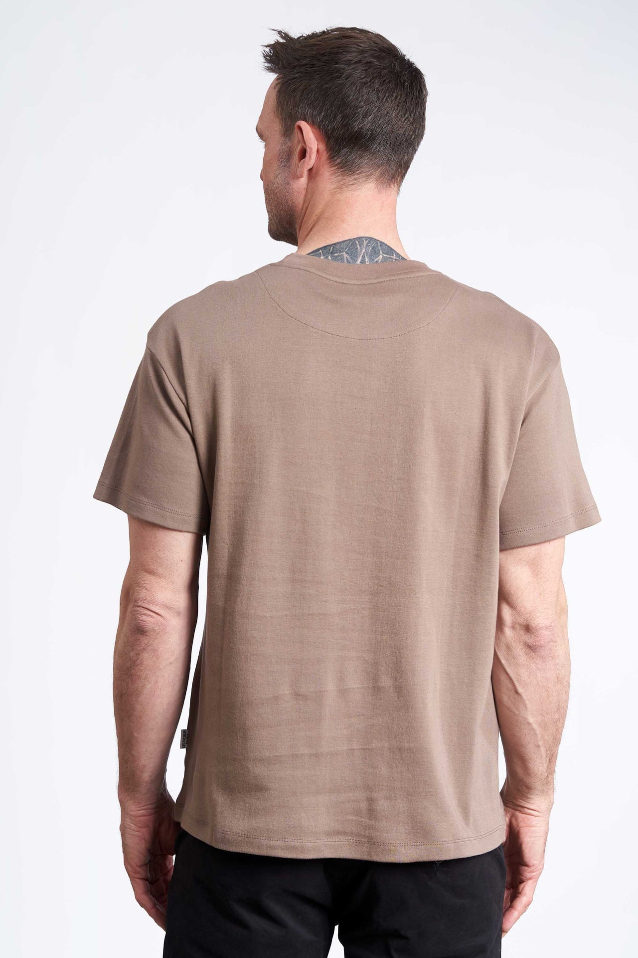 Box Fit T-Shirt 'Galten' - Walnut