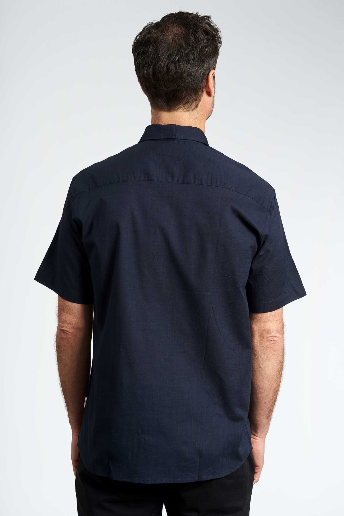 Kortærmede Skjorte 'Vamdrup' - Dark Navy