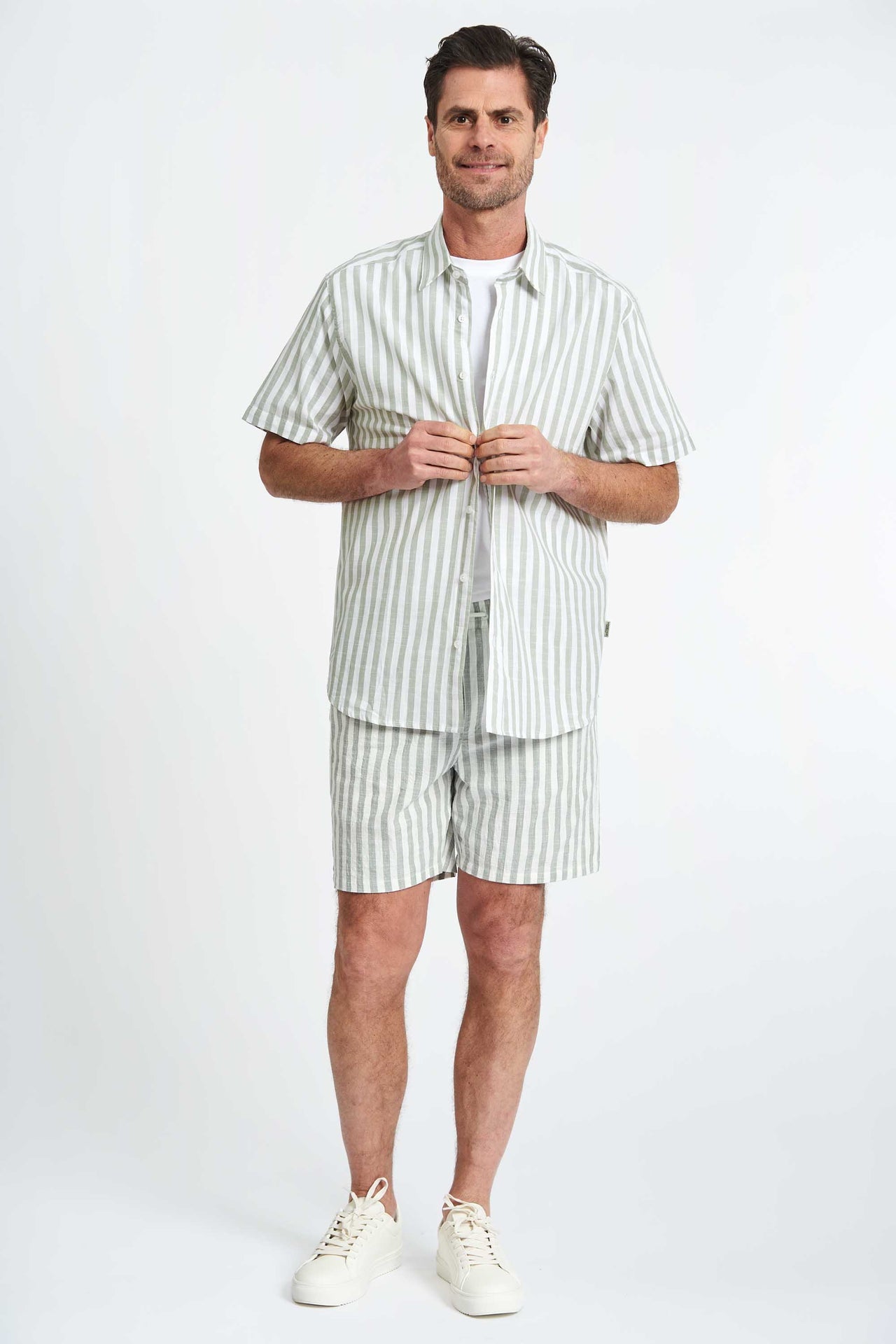Shorts 'Vorbasse' - Seagrass Striped