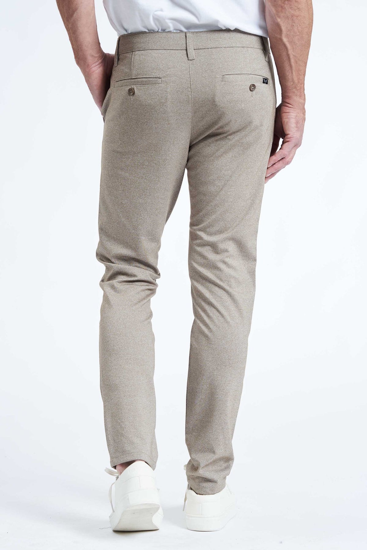 Performance Pants 'Arden' - Beige Melange