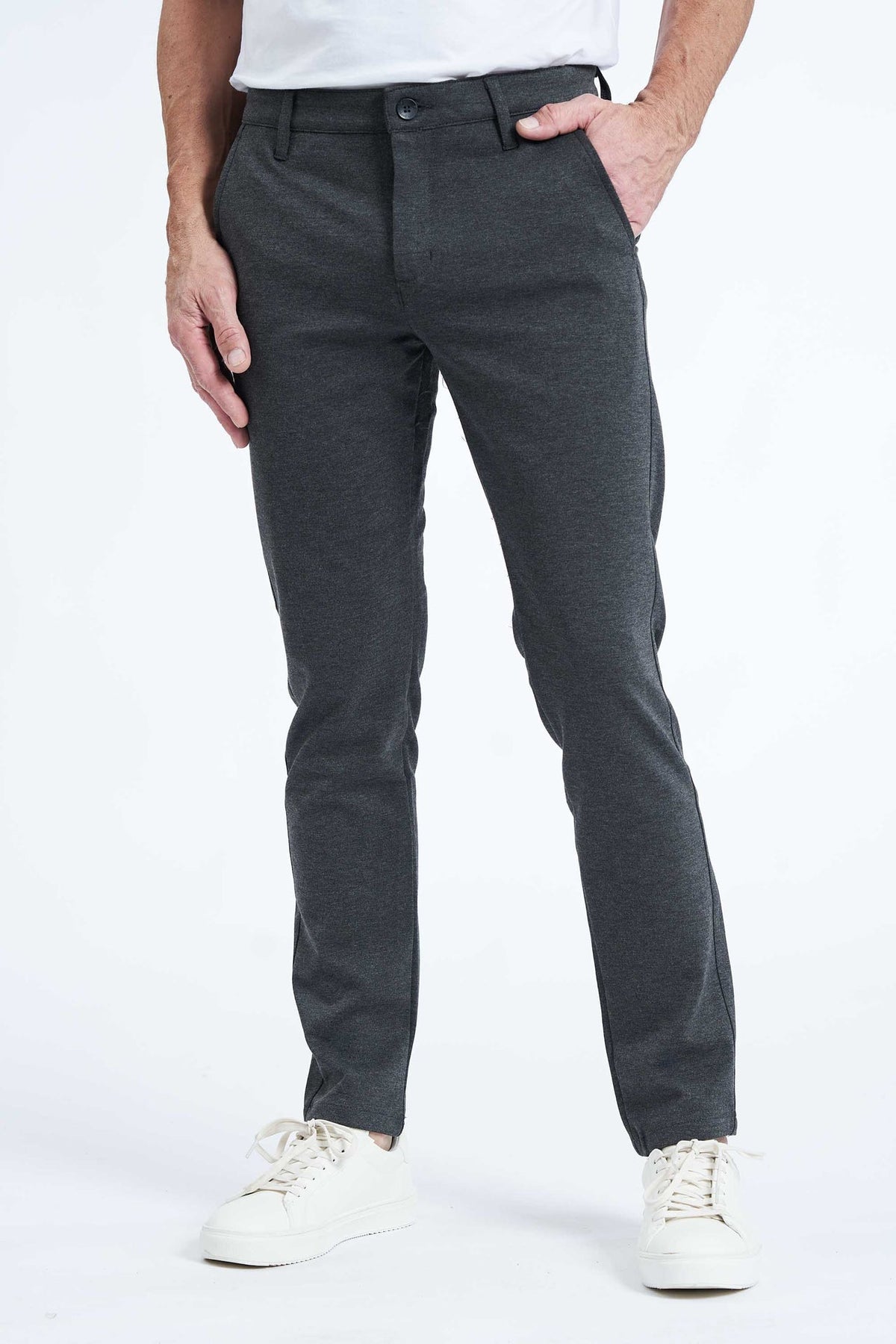 Performance Pants 'Arden' - Dark Grey Melange