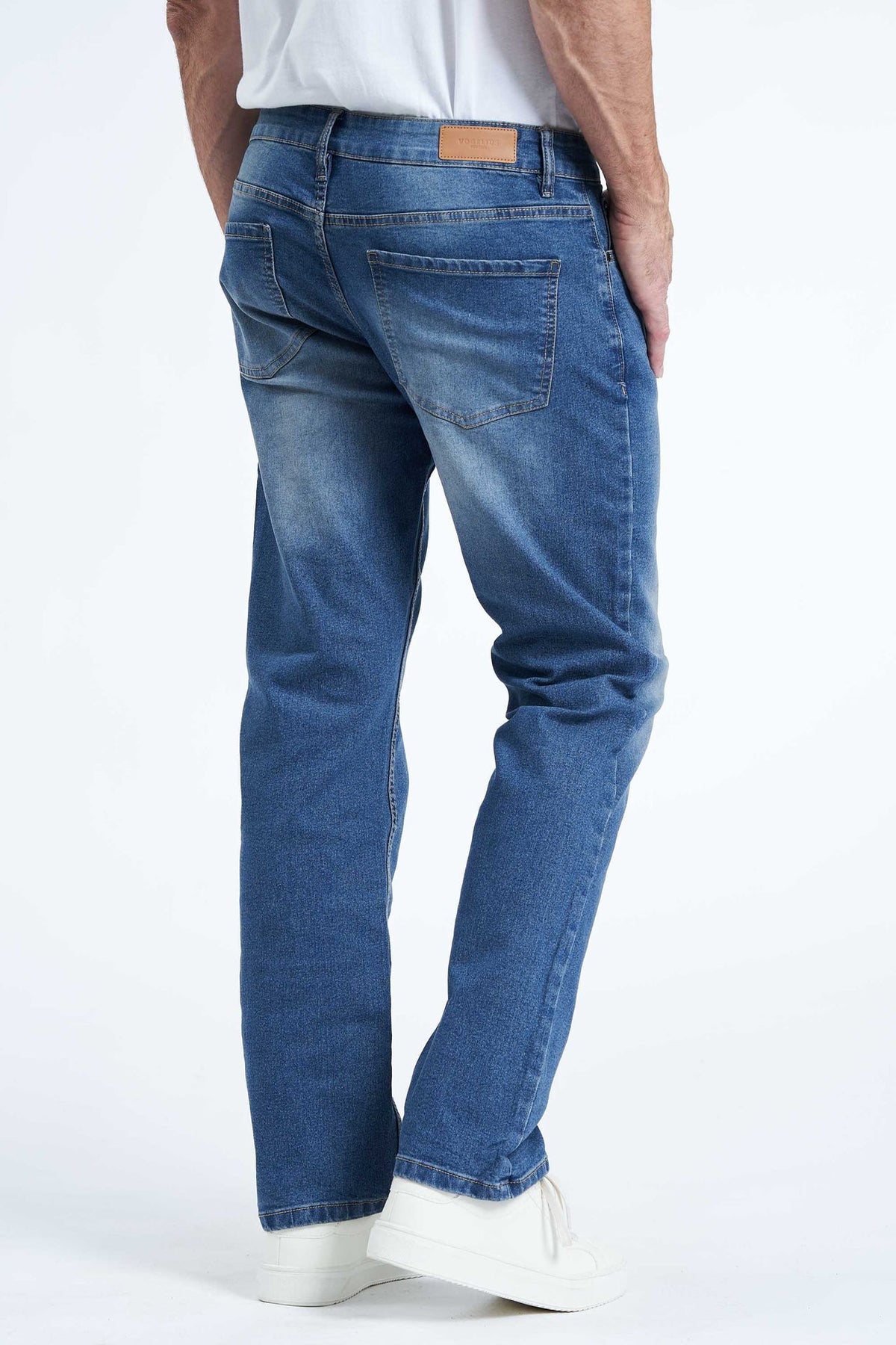 Stretch Jeans 'Hundested' - Used Blue Denim