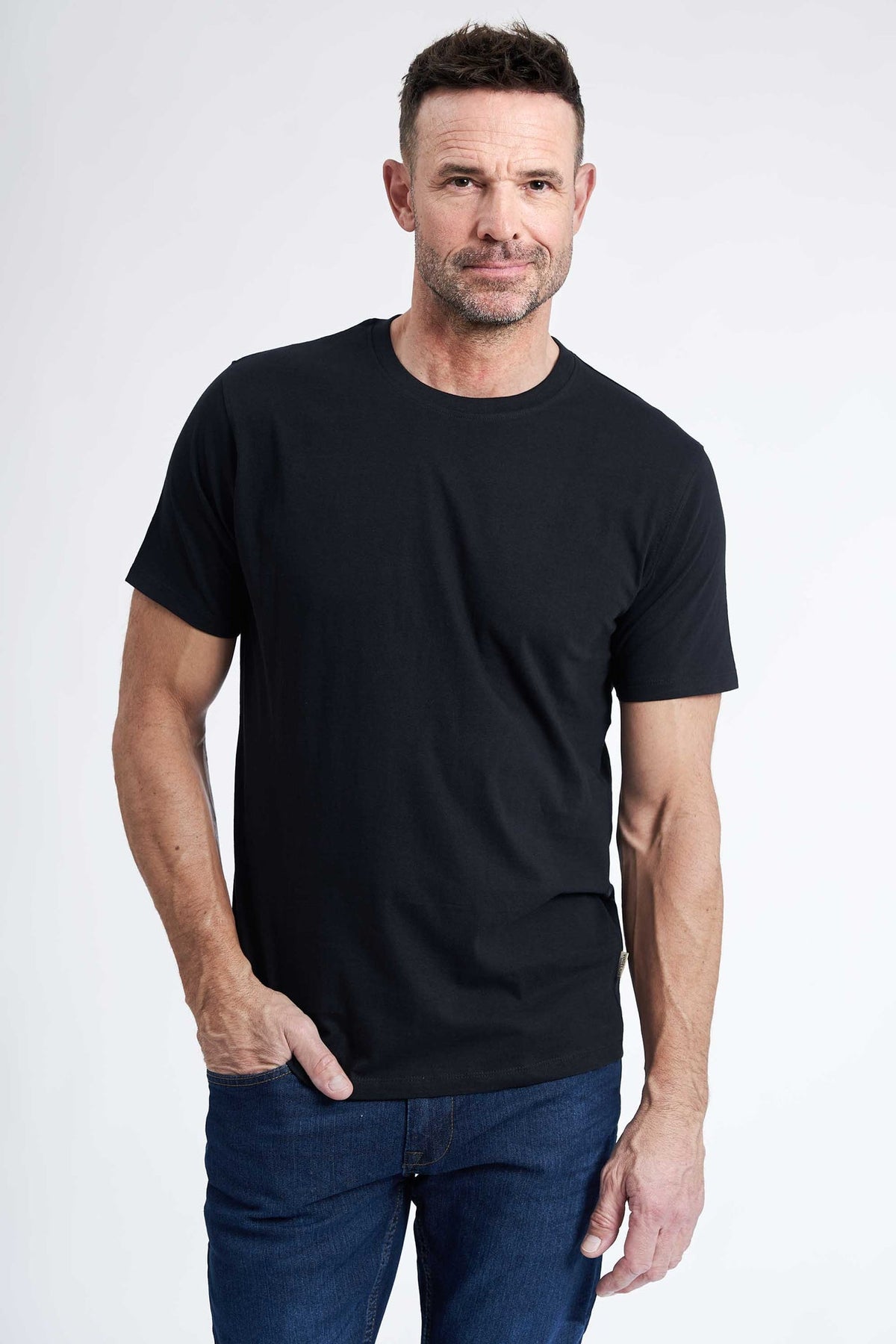 Basic T-shirt 'Fr. Havn' - Black