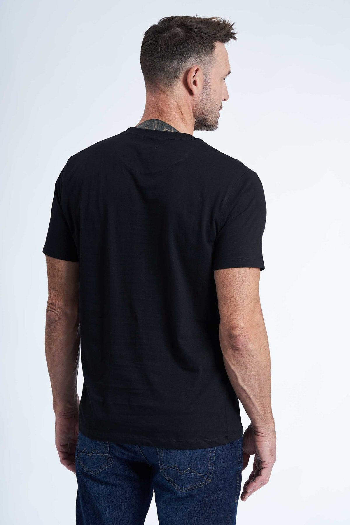 Basic T-shirt 'Fr. Havn' - Black