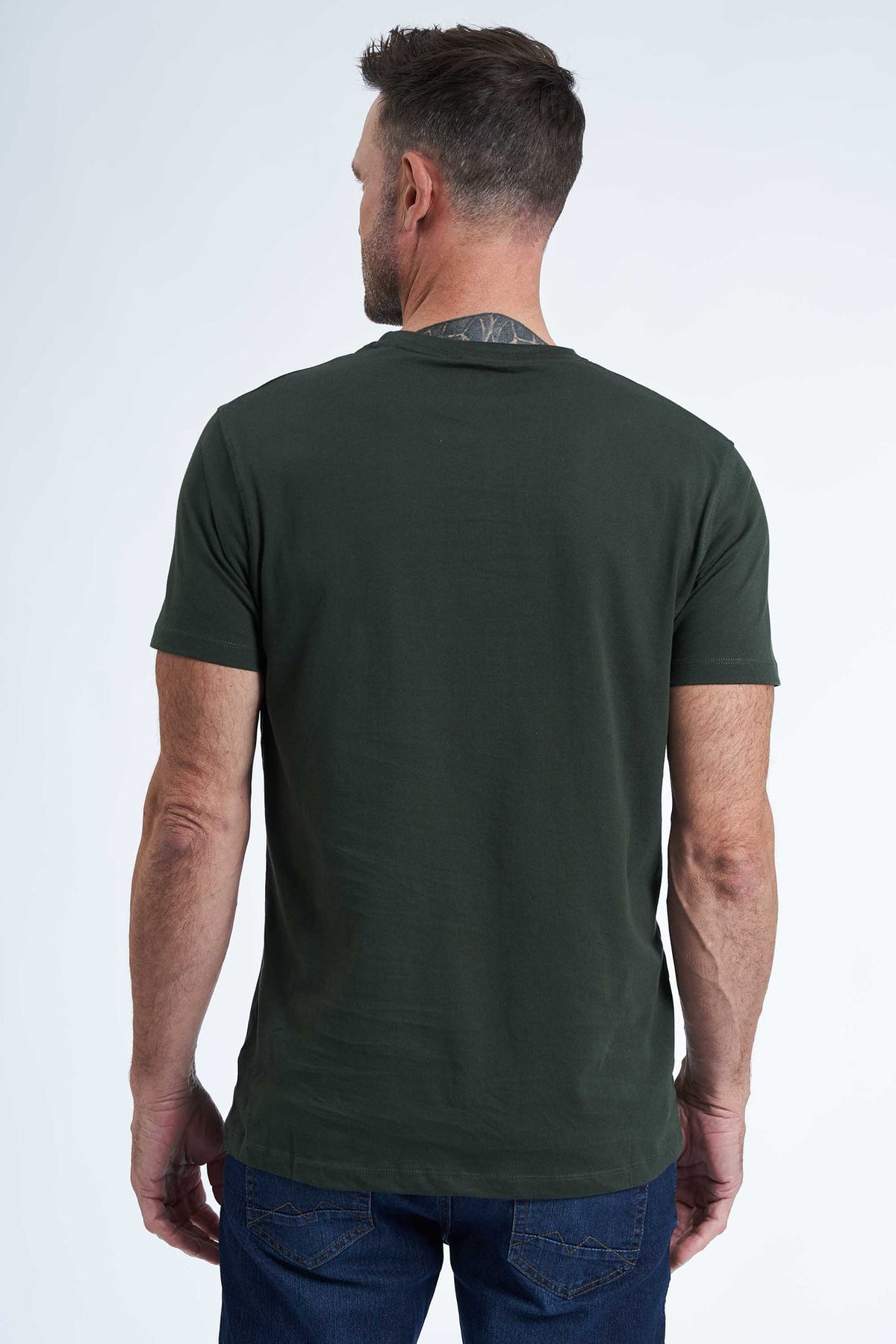 Basic T-shirt 'Fr. Havn' - Hunter Green