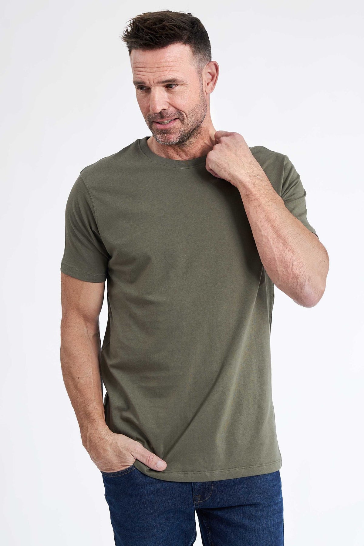 Basic T-shirt 'Fr. Havn' - Army