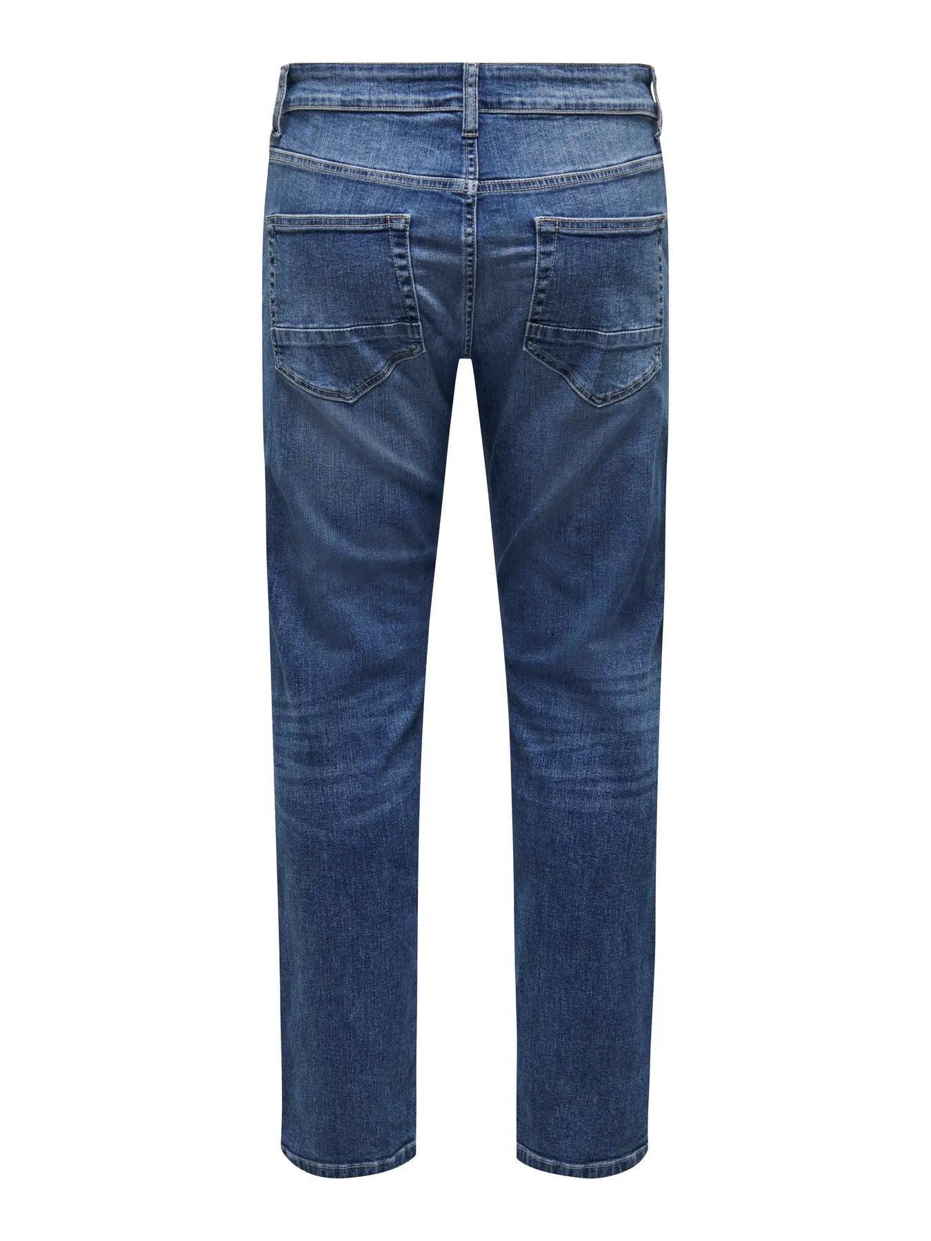 'Onsweft' Mellemhøj talje Regular fit Jeans - Medium Blue Denim