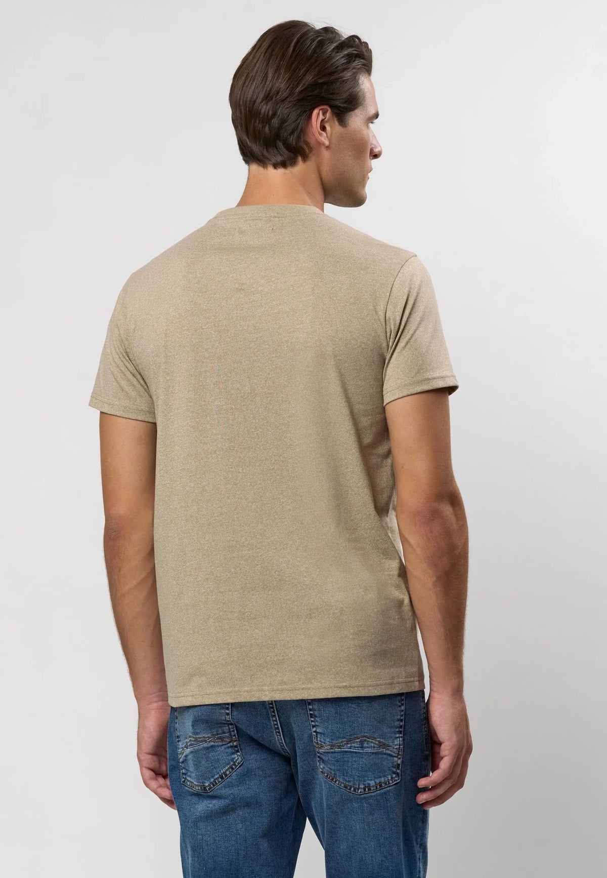 Logo T-Shirt 'Arjun' - Crockery Melange
