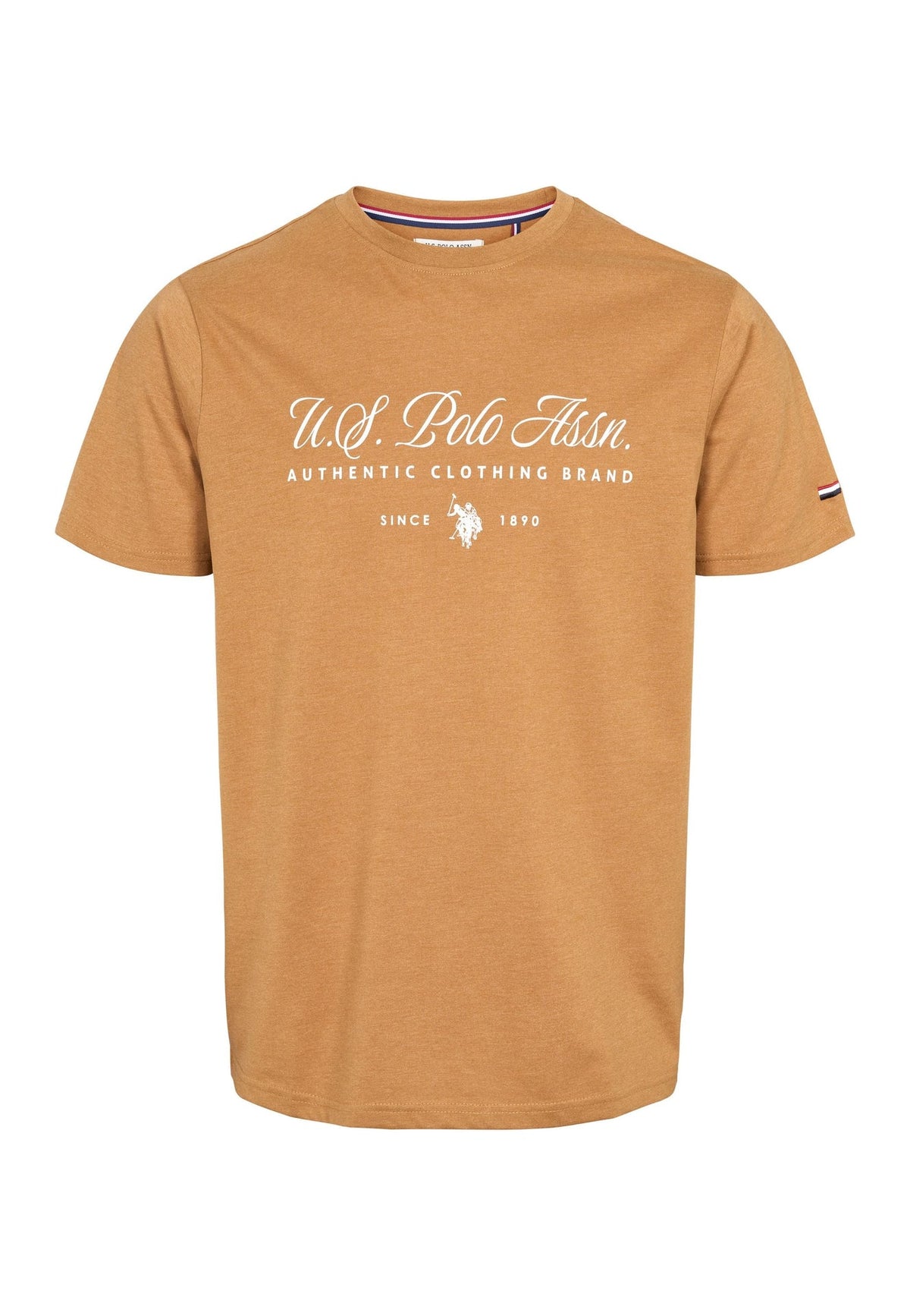 T-Shirt 'Dag' - Brown Sugar