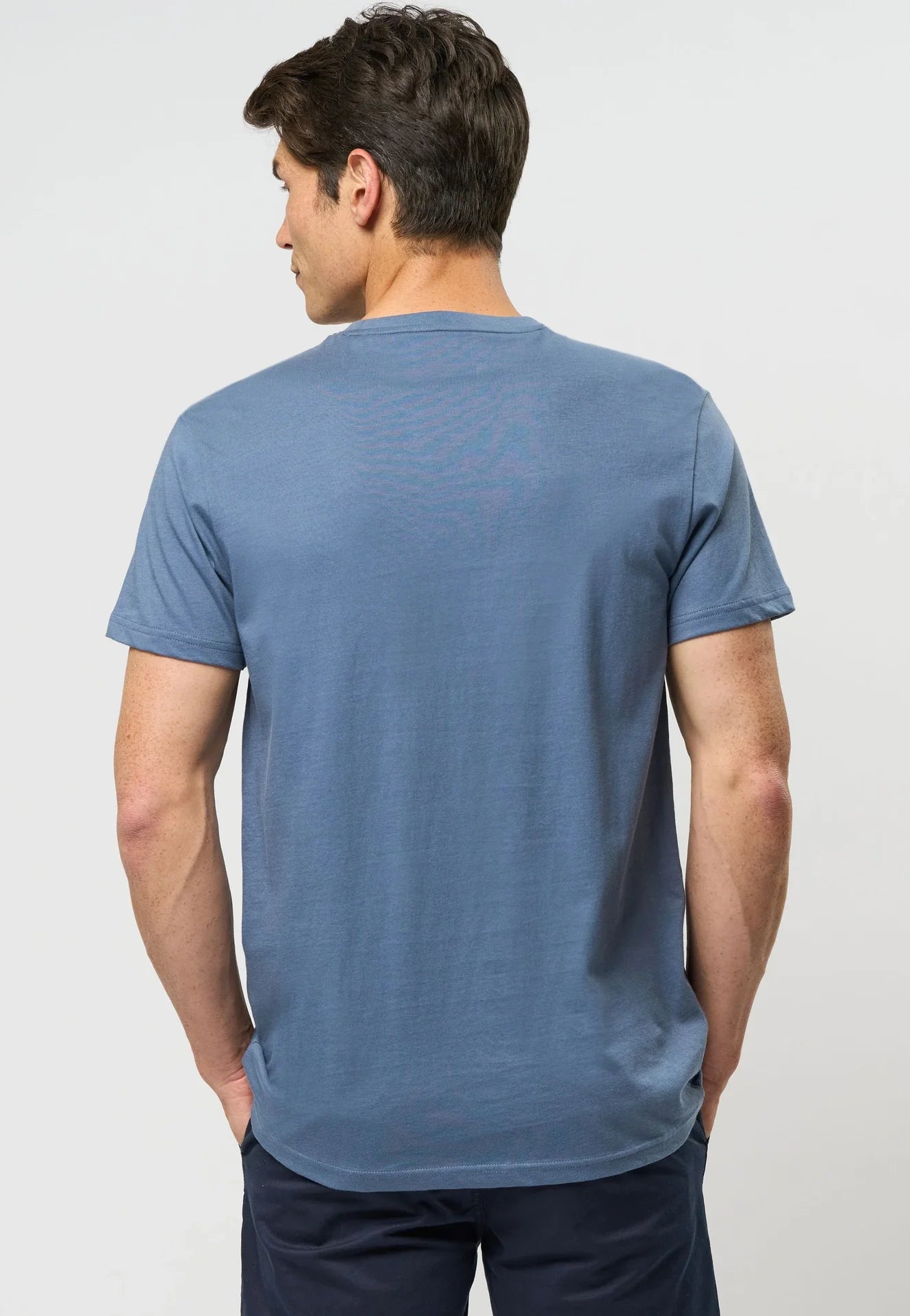 Logo T-Shirt 'Arjun' - China Blue