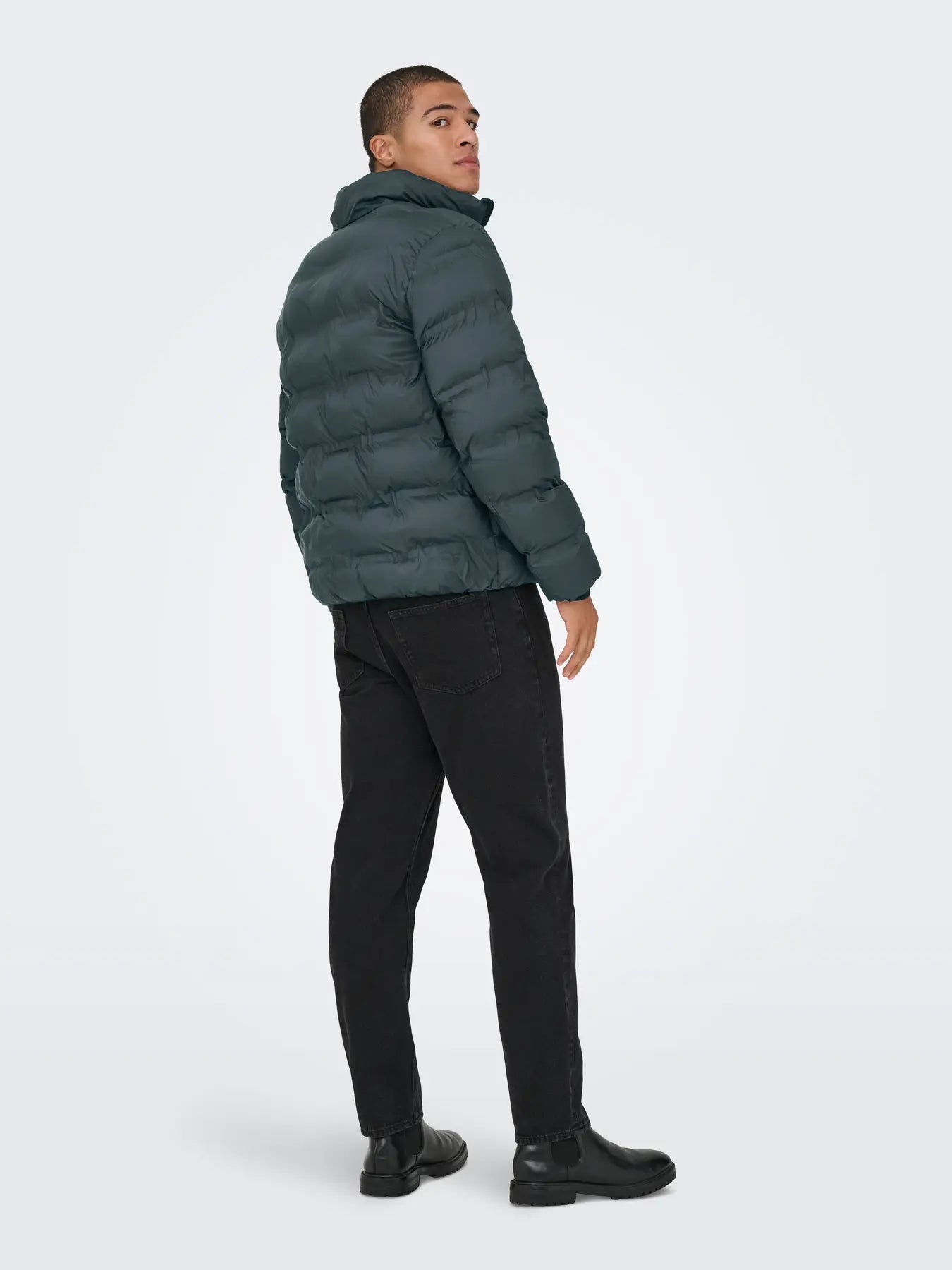 'Onsunion' Puffer Jakke - Black