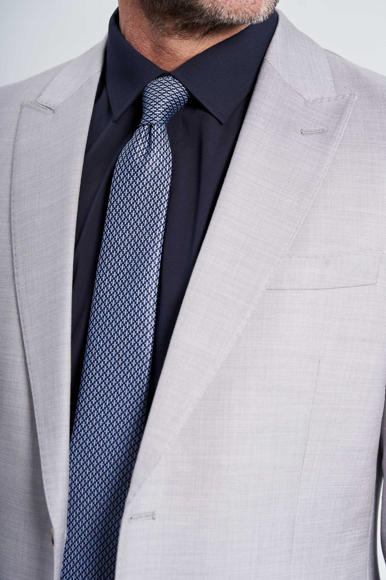 Falbe Jakkesæt 'Slim-Fit' - Light Gray