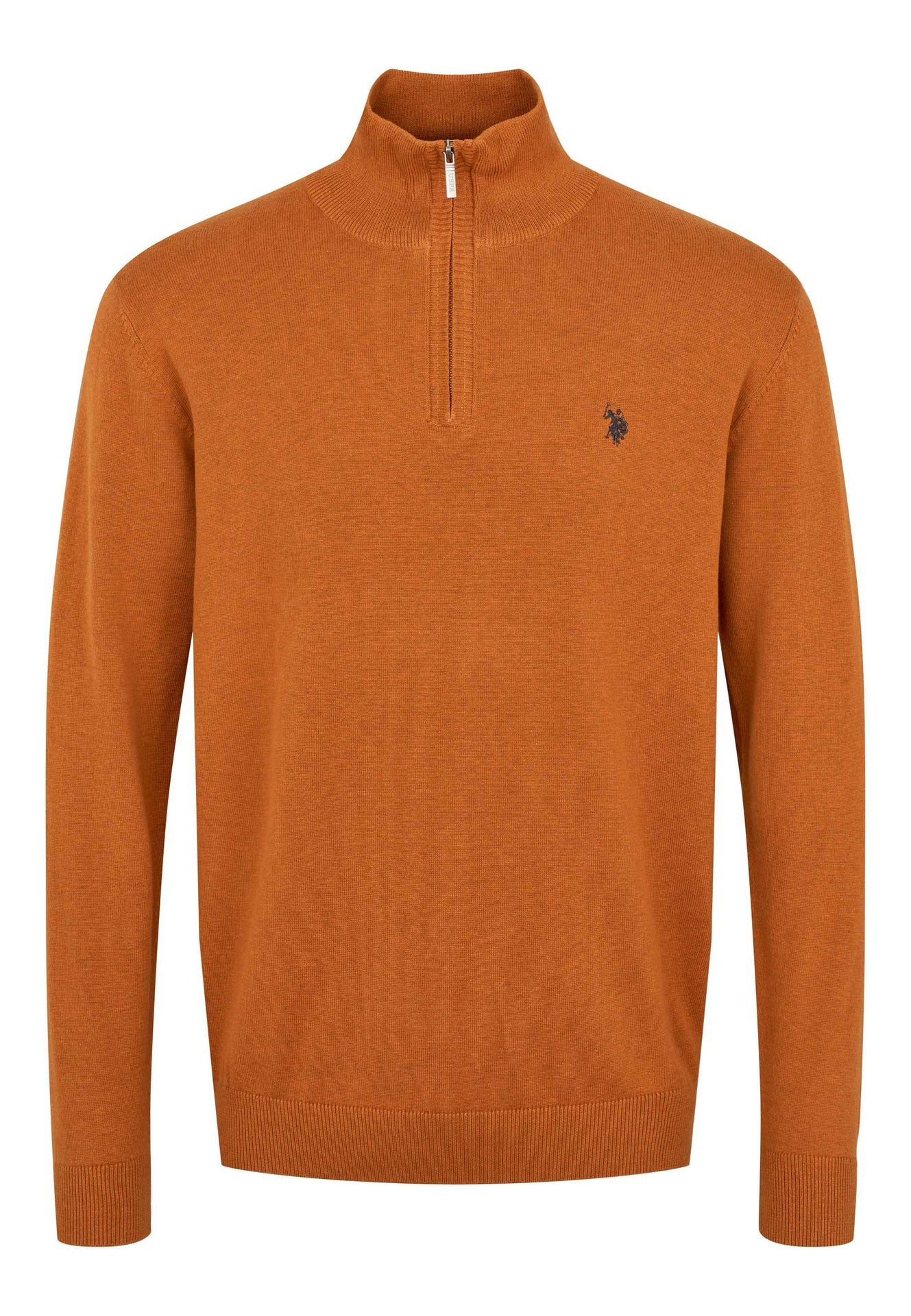Half Zip Strik 'Brison' - Pumpkin Spice Melange