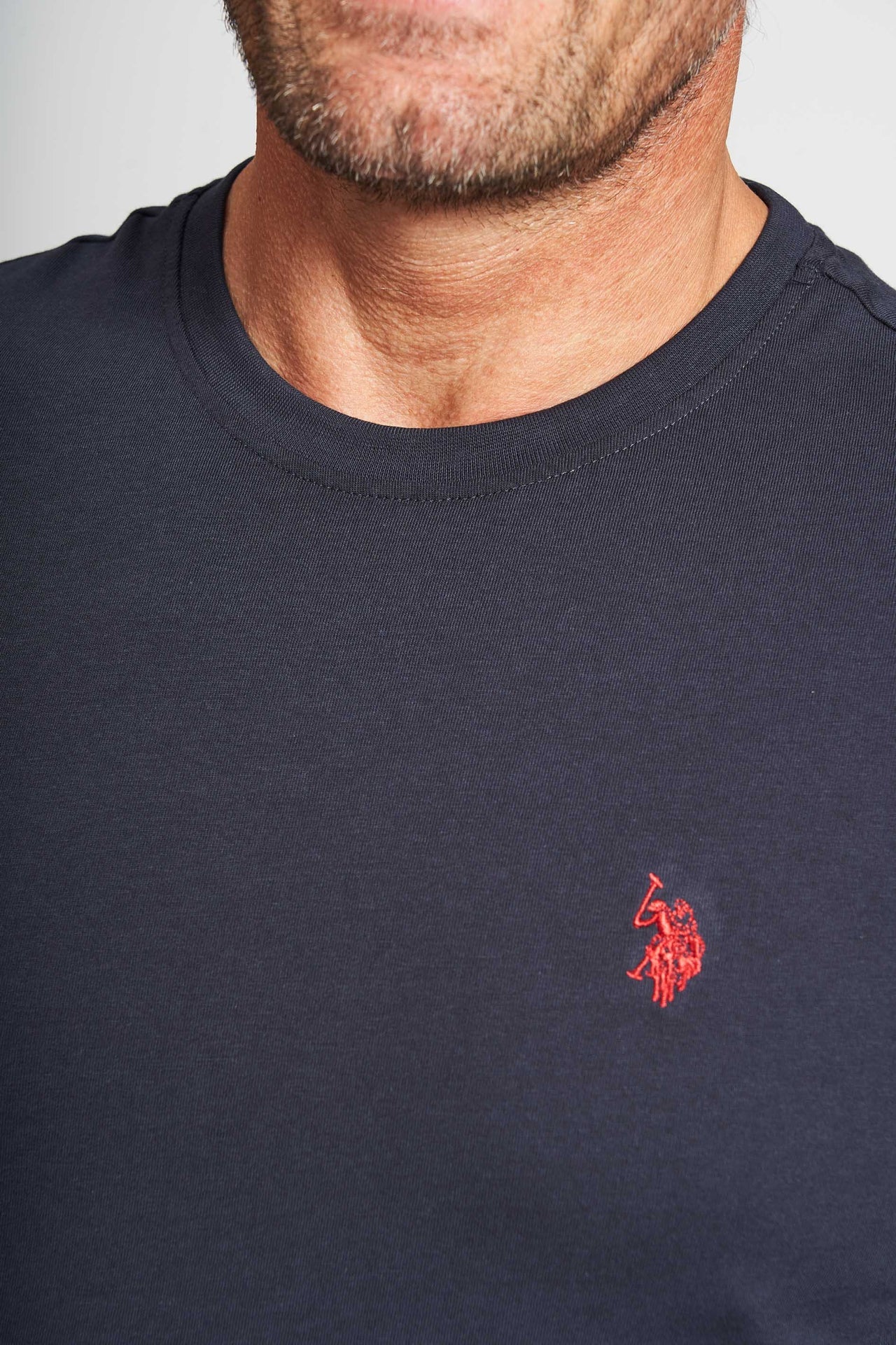 Logo T-shirt 'Arjun' - Dark Sapphire
