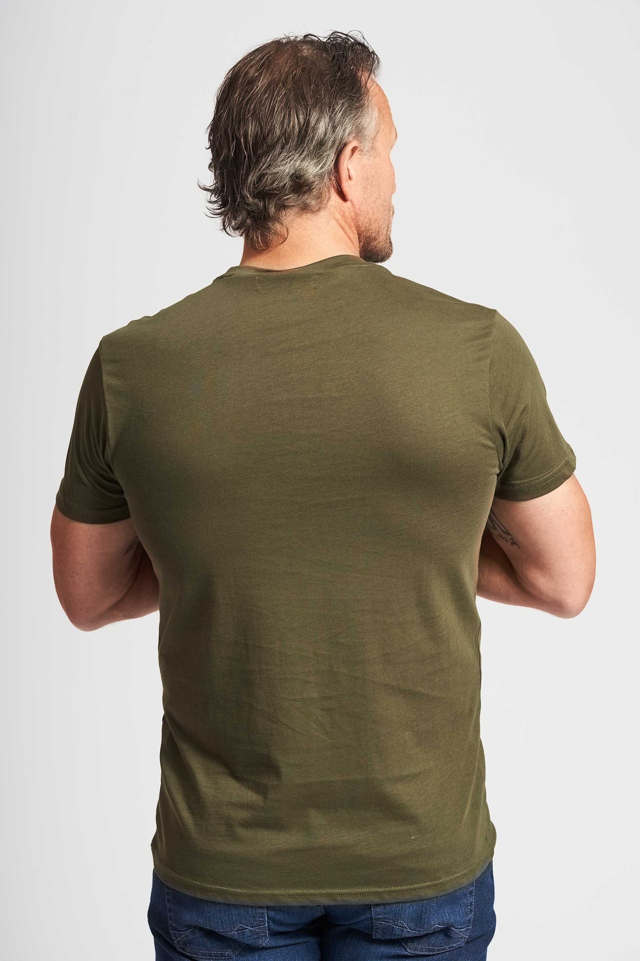 Logo T-shirt 'Arjun' - Forest Night