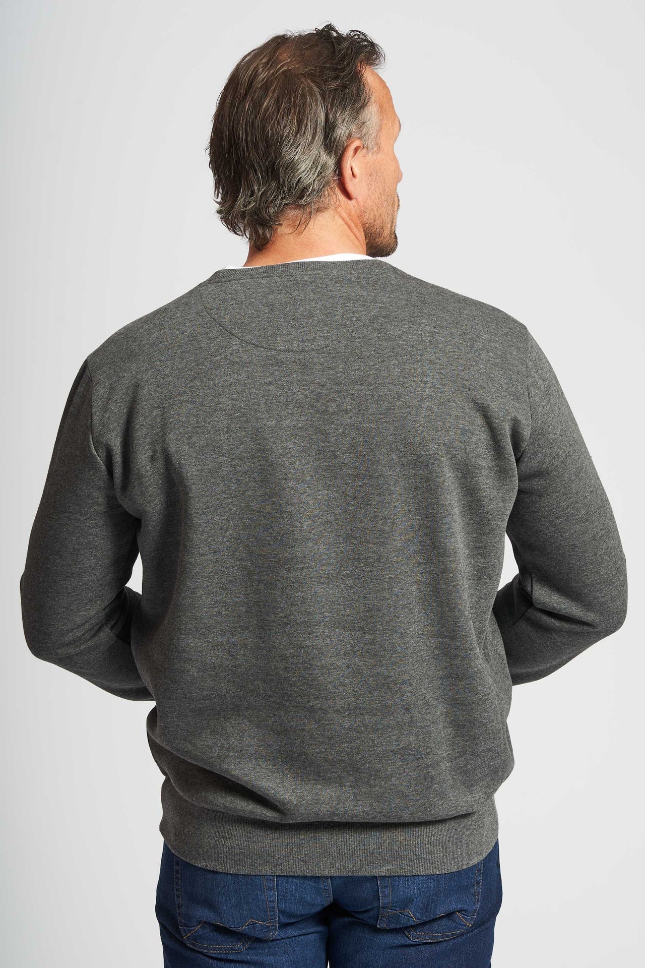 Sweatshirt 'Thy' - Dark Grey Melange